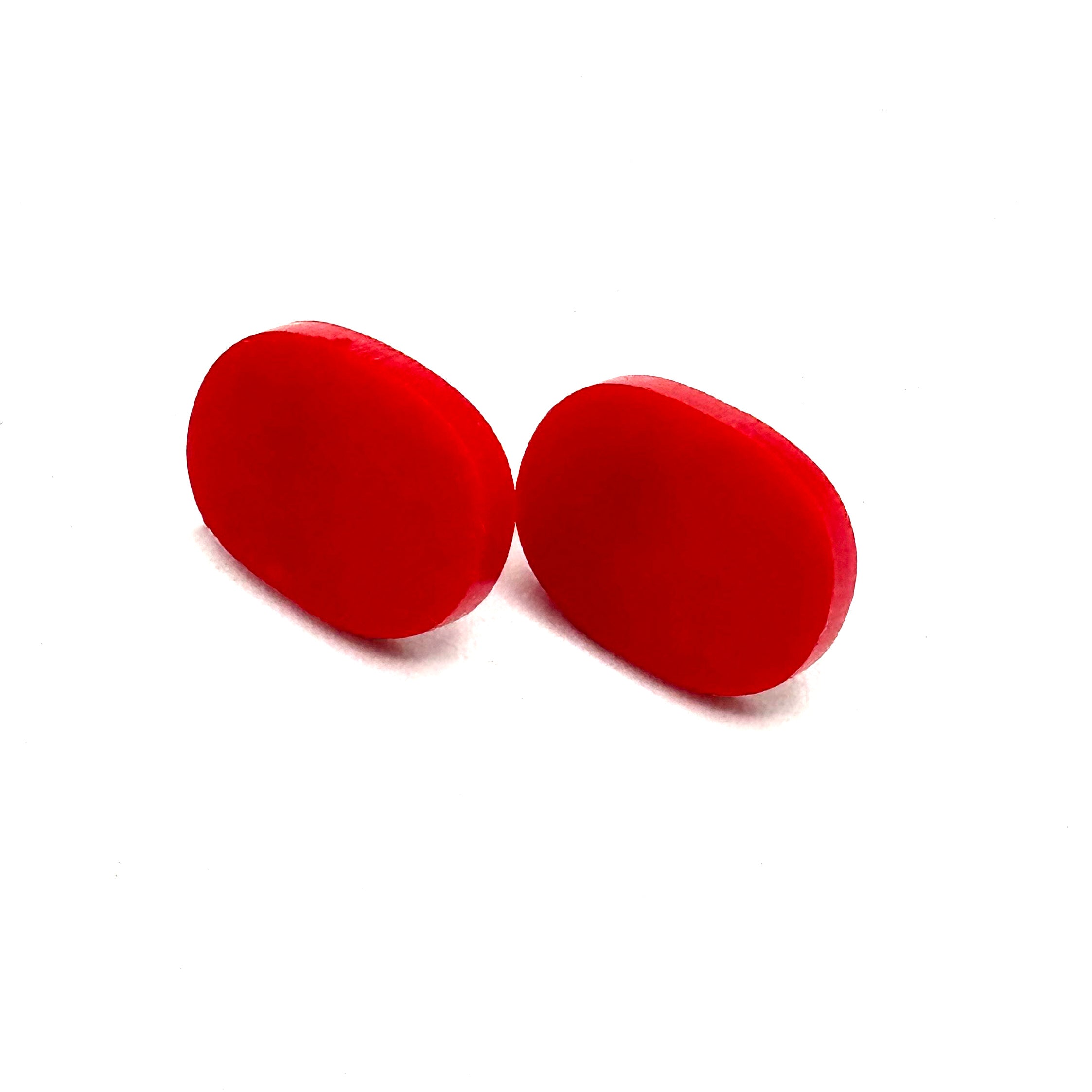 Oval Stud Earrings by BOBBYK