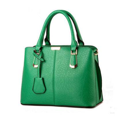 Solid Color Fashion Women Handbag Large Capacity