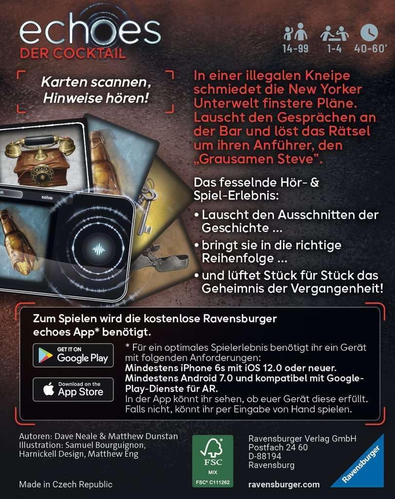 echoes Der Cocktail: Das Audio Mystery Spiel