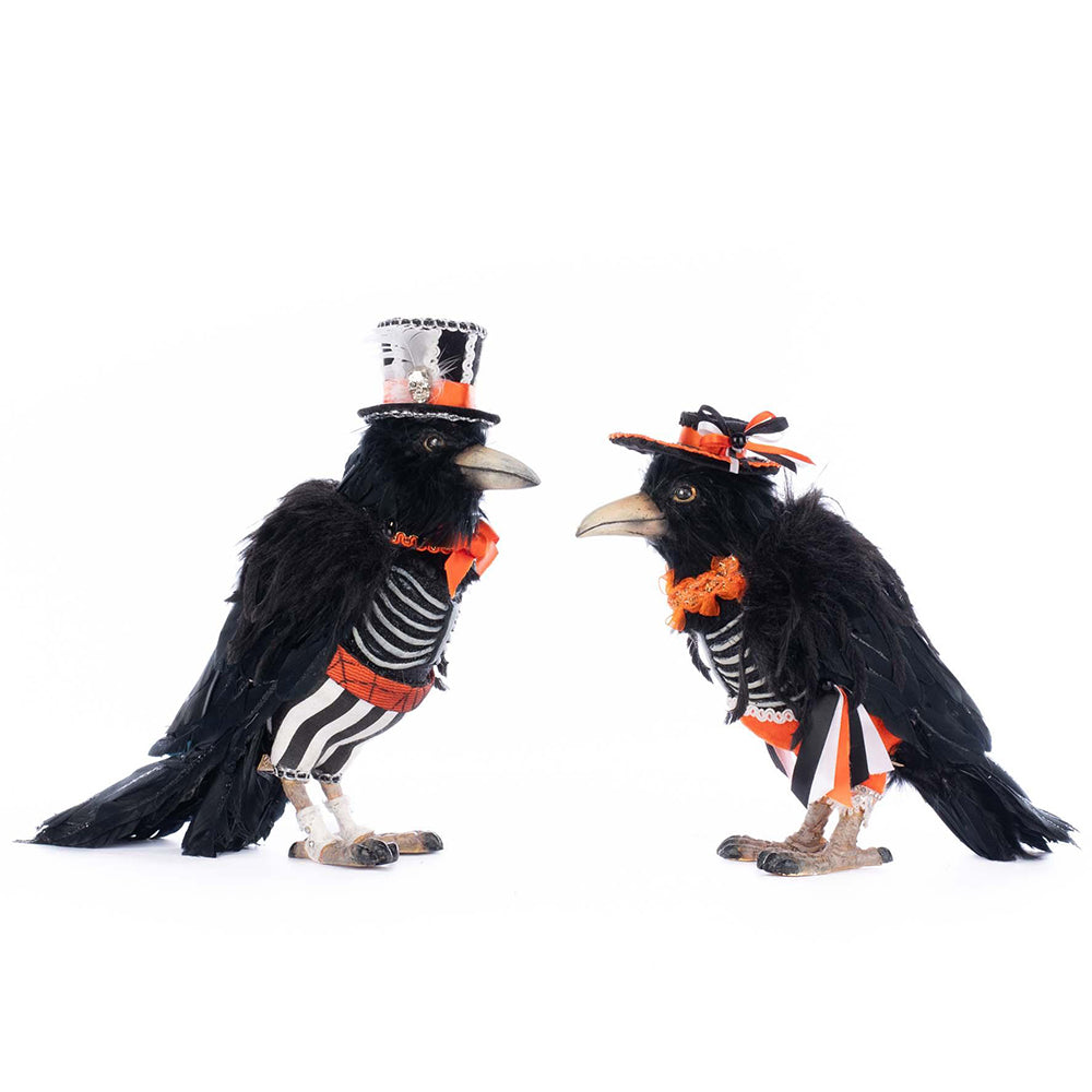 Edgar Allen and Poe the Crows Assortment of 2 by Katherine's Collection