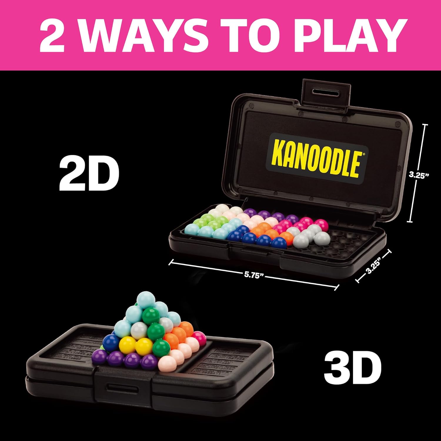 Educational Insights Kanoodle 3D Brain Teaser Puzzle Game, Featuring 200 Challenges, Easter Basket Stuffers for Kids, Gift for Ages 7+