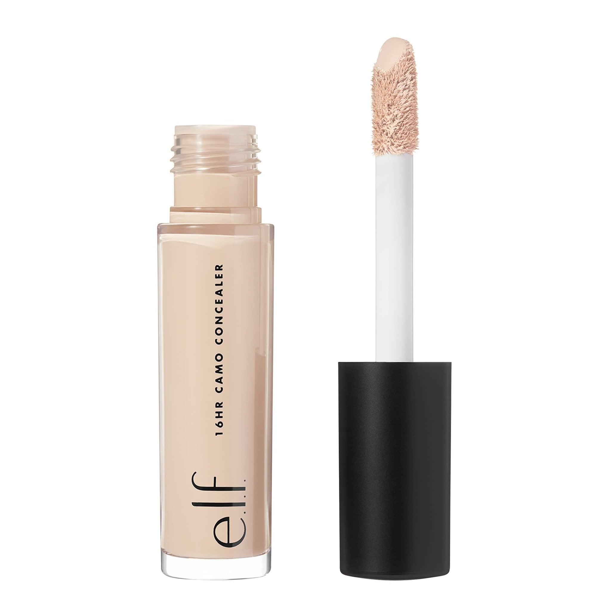 e.l.f. 16HR Camo Concealer, Full Coverage, Highly Pigmented Concealer With Matte Finish, Crease-proof, Vegan & Cruelty-Free, Light Ivory, 0.203 Fl Oz