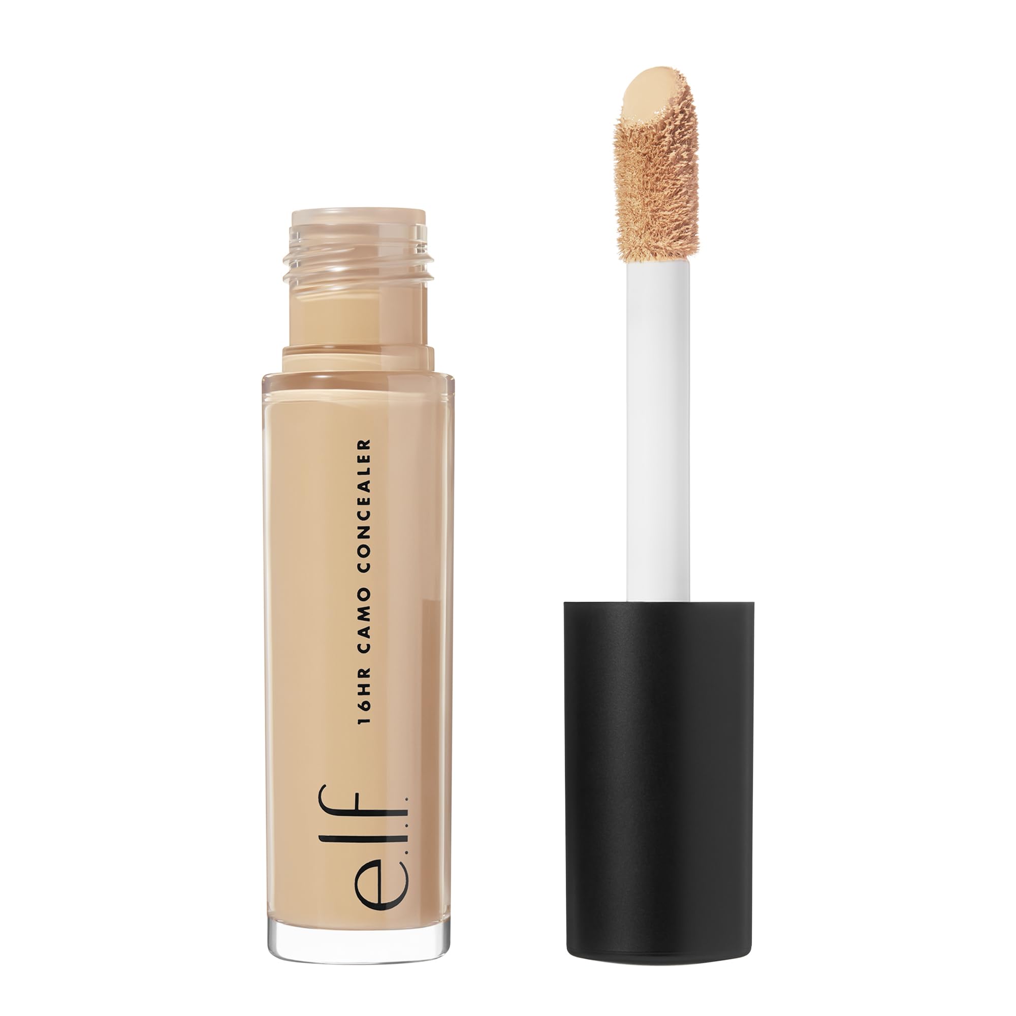 e.l.f. 16HR Camo Concealer, Full Coverage, Highly Pigmented Concealer With Matte Finish, Crease-proof, Vegan & Cruelty-Free, Light Ivory, 0.203 Fl Oz