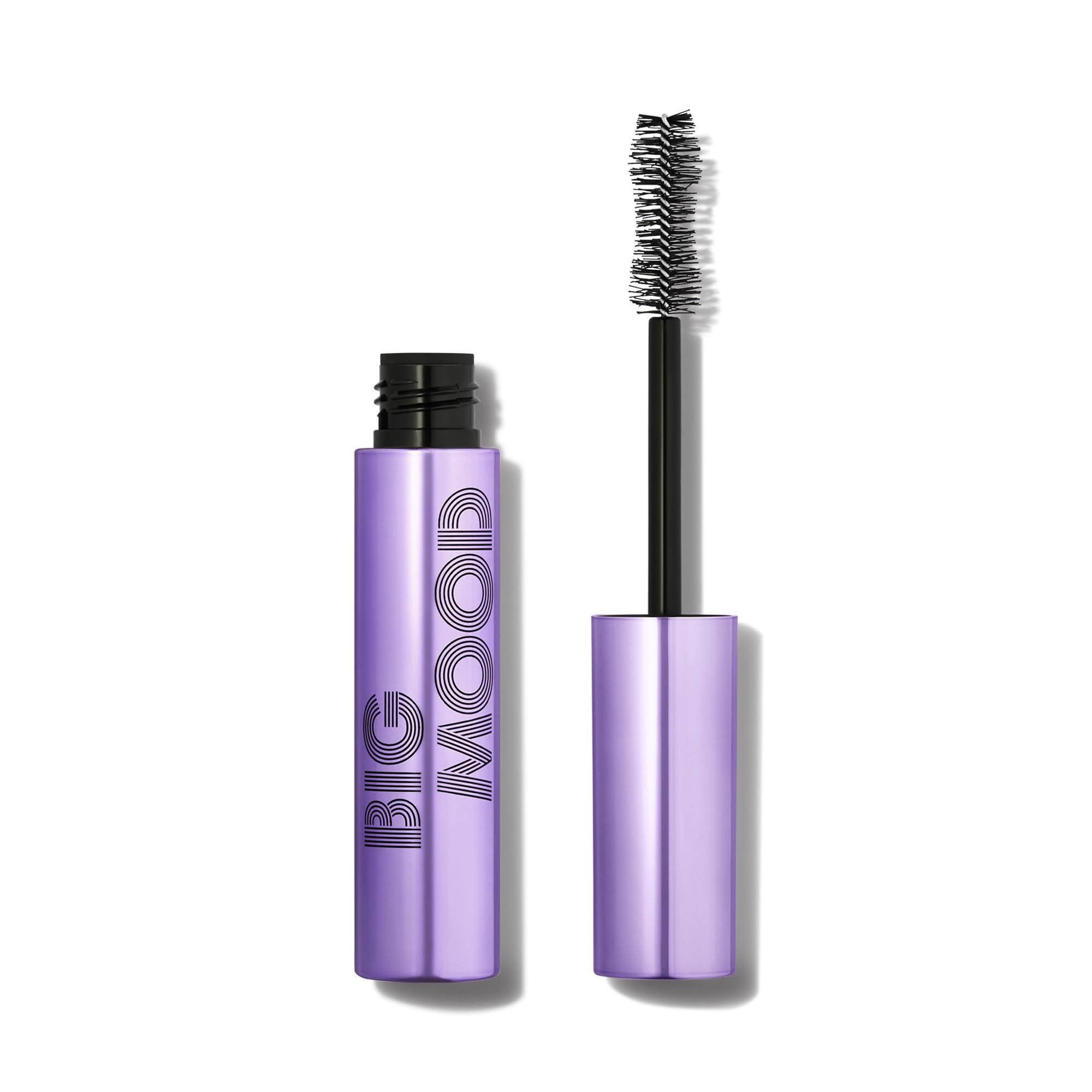 e.l.f. Big Mood Mascara, Instantly Creates Long-Lasting, Bold & Lifted, Voluminous Lashes, Infused with Jojoba Wax, Pitch Black, 0.30 fl Oz