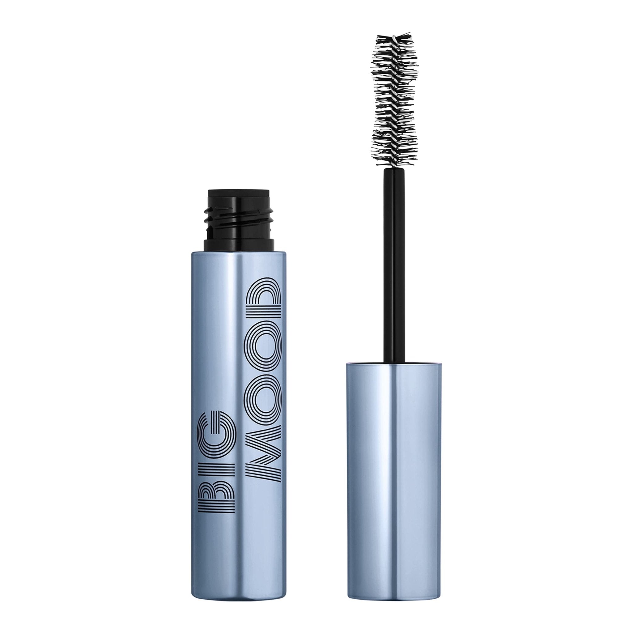 e.l.f. Big Mood Mascara, Instantly Creates Long-Lasting, Bold & Lifted, Voluminous Lashes, Infused with Jojoba Wax, Pitch Black, 0.30 fl Oz