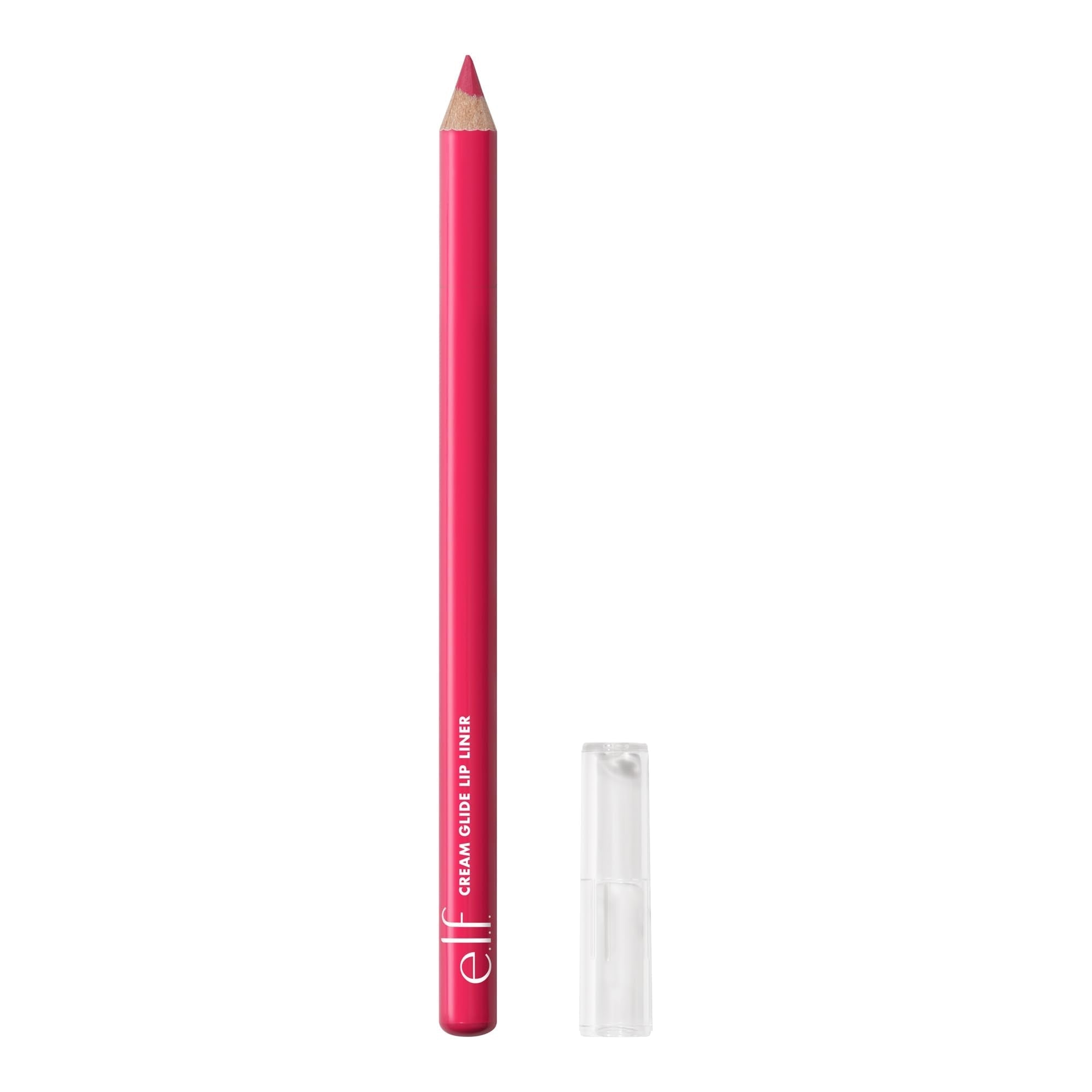 e.l.f. Cream Glide Lip Liner, Highly-Pigmented Pencil For Shaping & Sculpting Lips, Semi-Matte Finish, Vegan & Cruelty-Free, Dark Cocoa