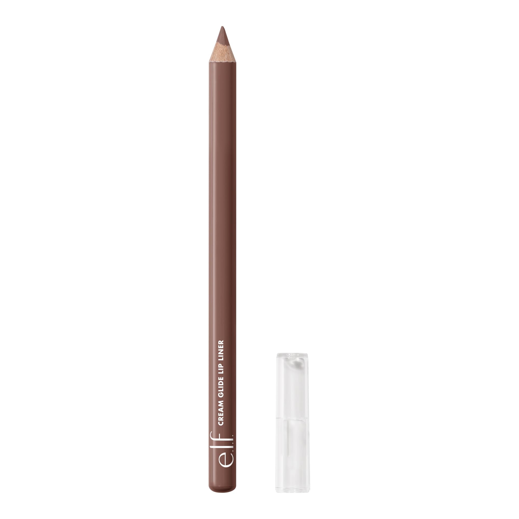 e.l.f. Cream Glide Lip Liner, Highly-Pigmented Pencil For Shaping & Sculpting Lips, Semi-Matte Finish, Vegan & Cruelty-Free, Mauve Aside