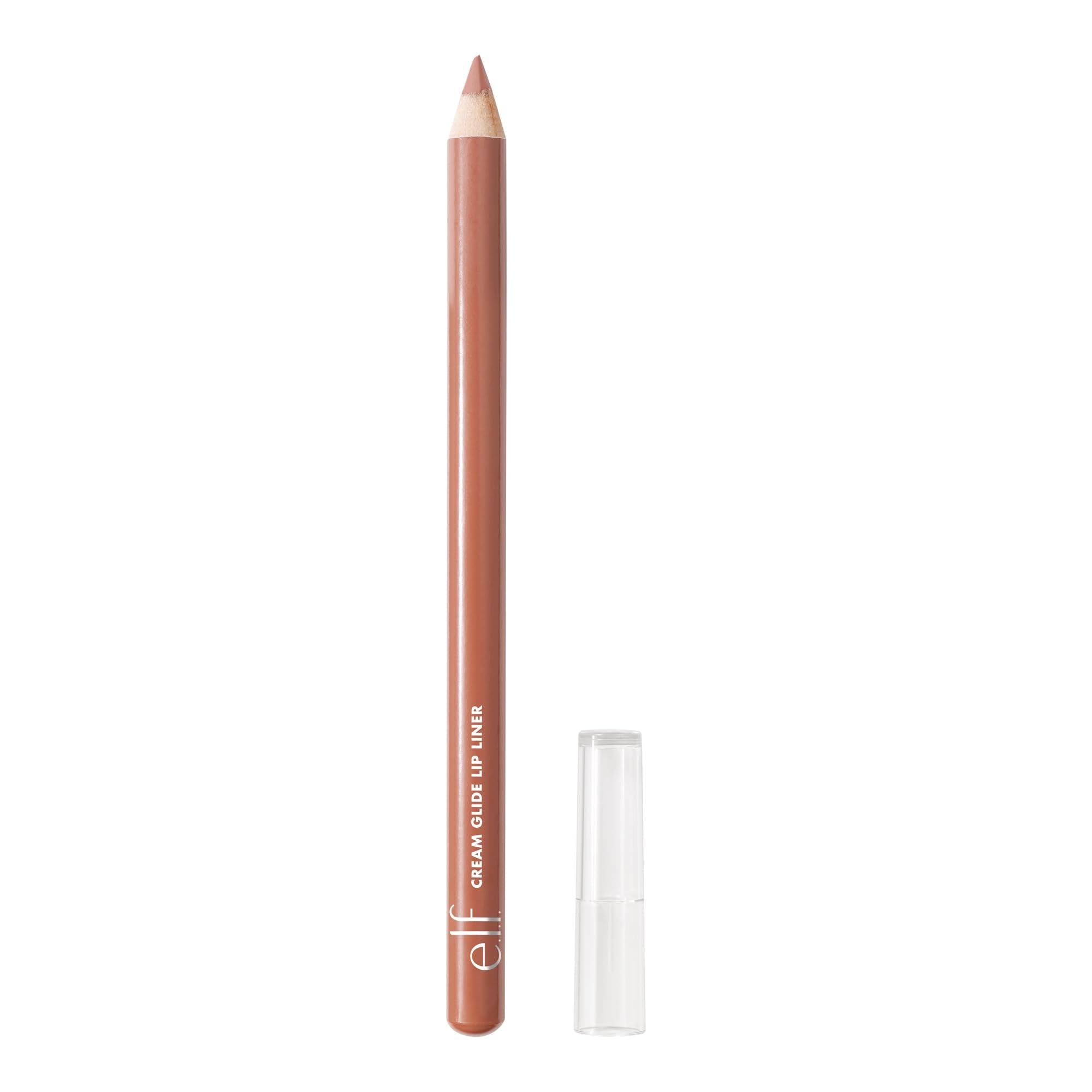 e.l.f. Cream Glide Lip Liner, Highly-Pigmented Pencil For Shaping & Sculpting Lips, Semi-Matte Finish, Vegan & Cruelty-Free, Mauve Aside