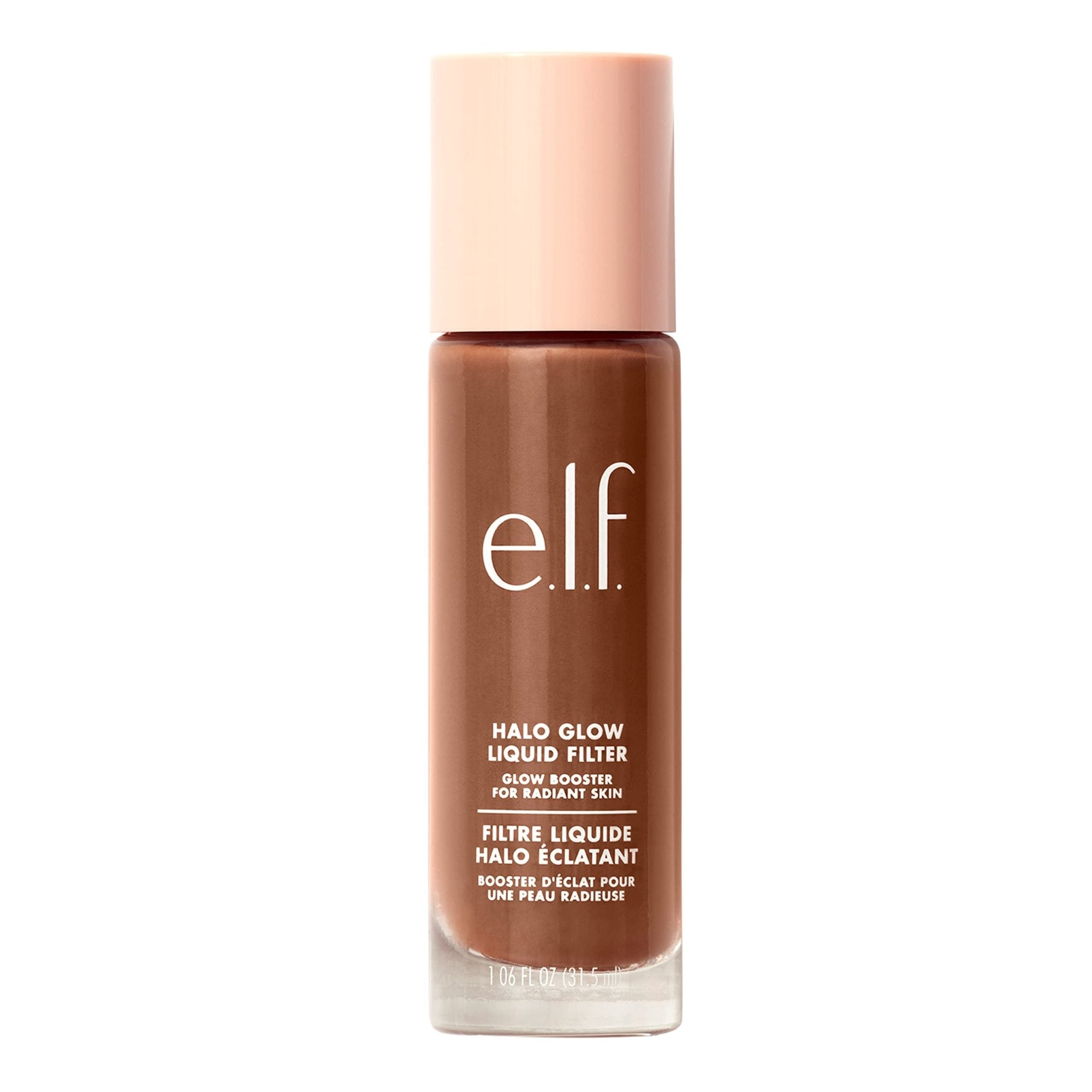 e.l.f. Halo Glow Liquid Filter, Complexion Booster For A Glowing, Soft-Focus Look, Infused With Hyaluronic Acid, Vegan & Cruelty-Free, 3 Light/Medium