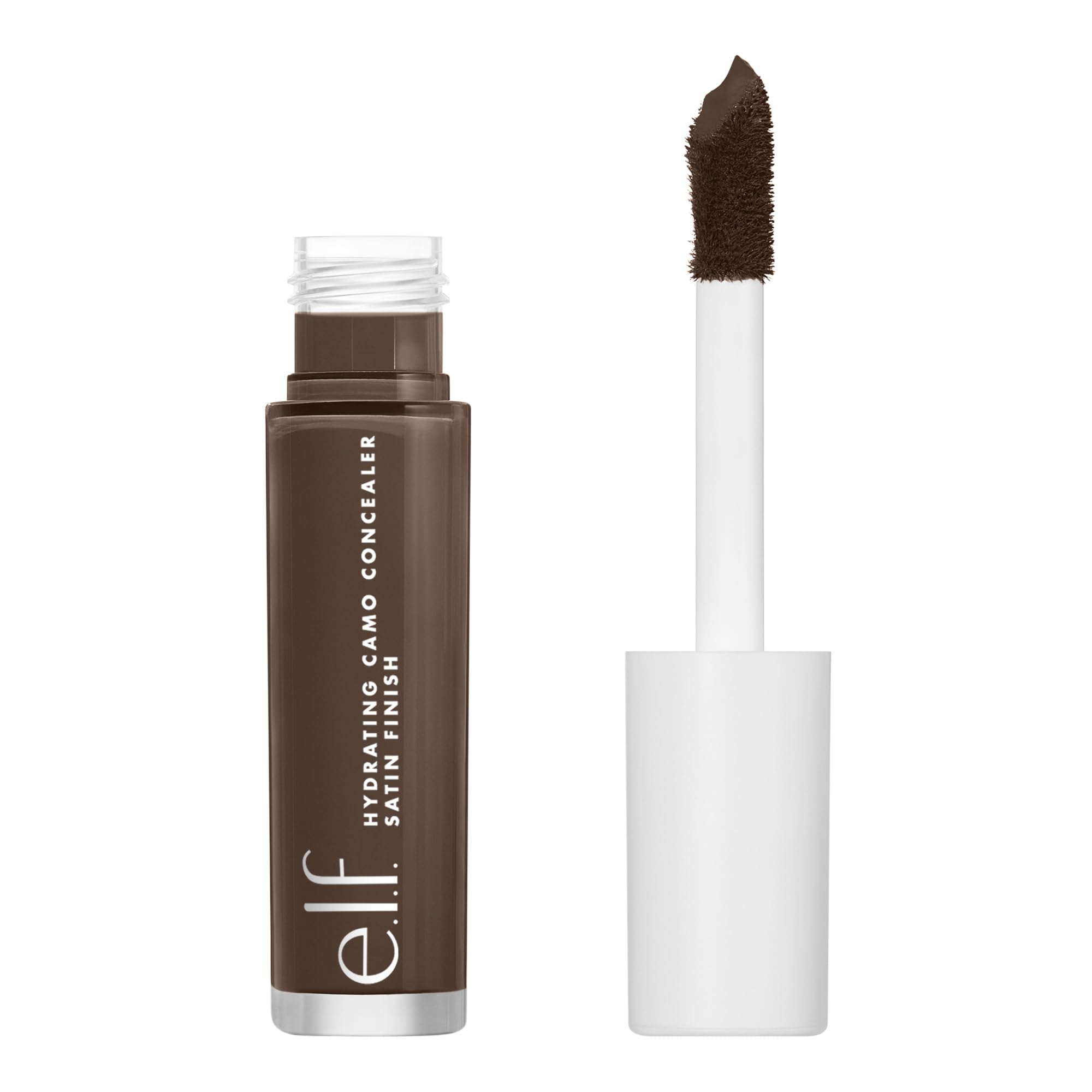 e.l.f. Hydrating Camo Concealer, Covers Blemishes & Under-Eye Circles, Full-Coverage & Delivers A Satin Finish, Vegan & Cruelty-Free, Light Sand