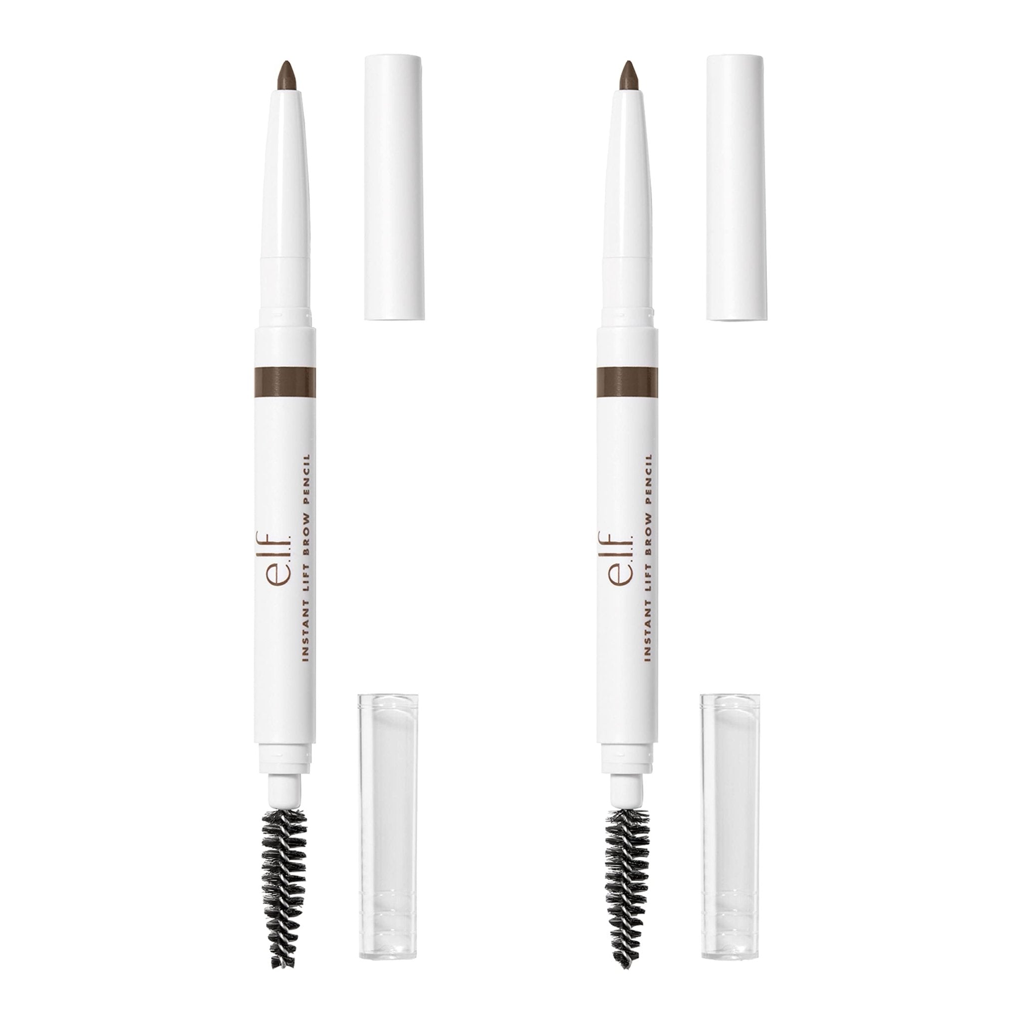 e.l.f. Instant Lift Brow Pencil, Dual-Sided, Precise, Fine Tip, Shapes, Defines, Fills Brows, Contours, Combs, Tames, Neutral Brown, 0.006 Oz