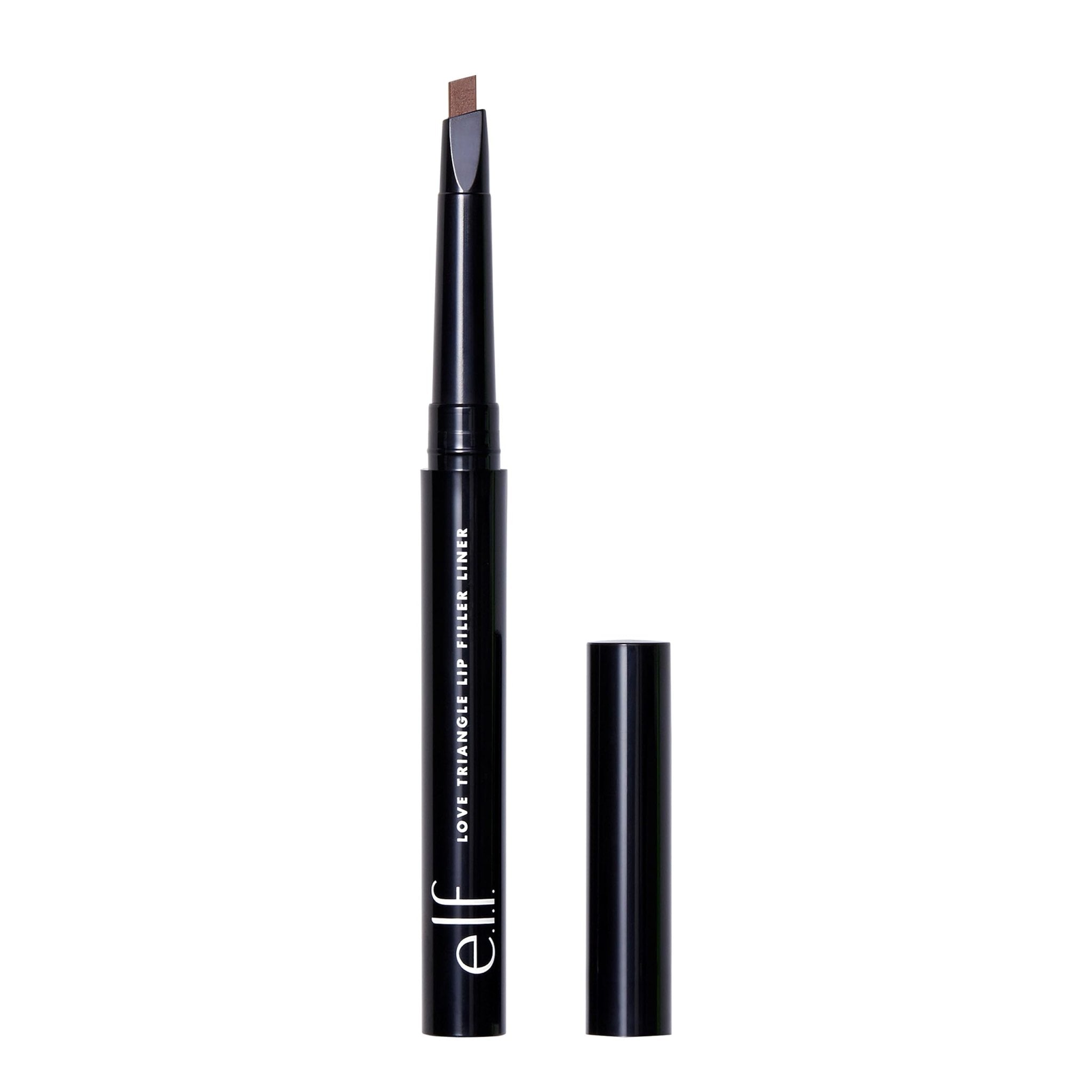 e.l.f. Love Triangle Lip Filler Liner, 2-in-1 Lipliner Pencil For Sculpting & Filling, Long-Lasting Intense Color, Vegan & Cruelty-Free, Mauve