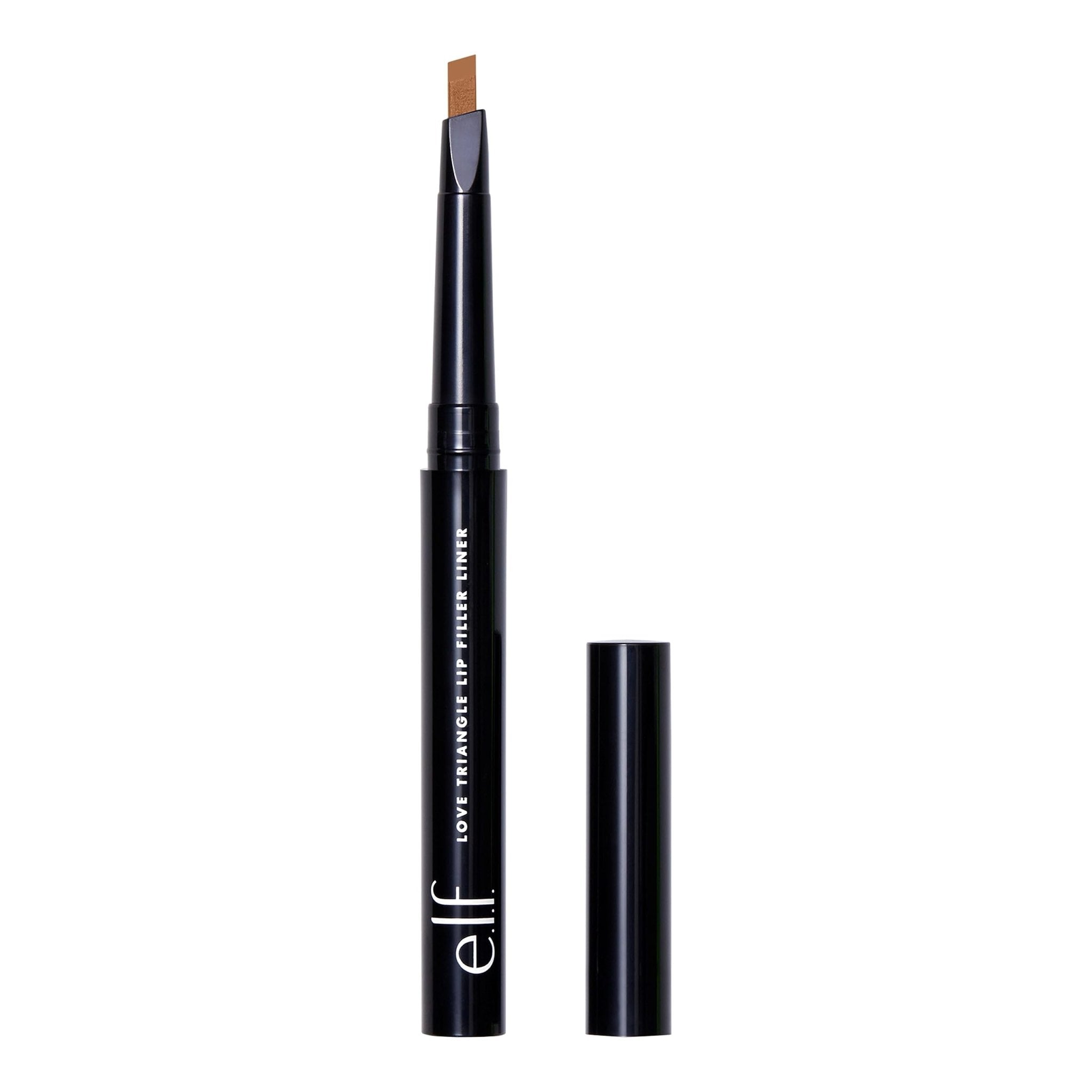 e.l.f. Love Triangle Lip Filler Liner, 2-in-1 Lipliner Pencil For Sculpting & Filling, Long-Lasting Intense Color, Vegan & Cruelty-Free, Mauve