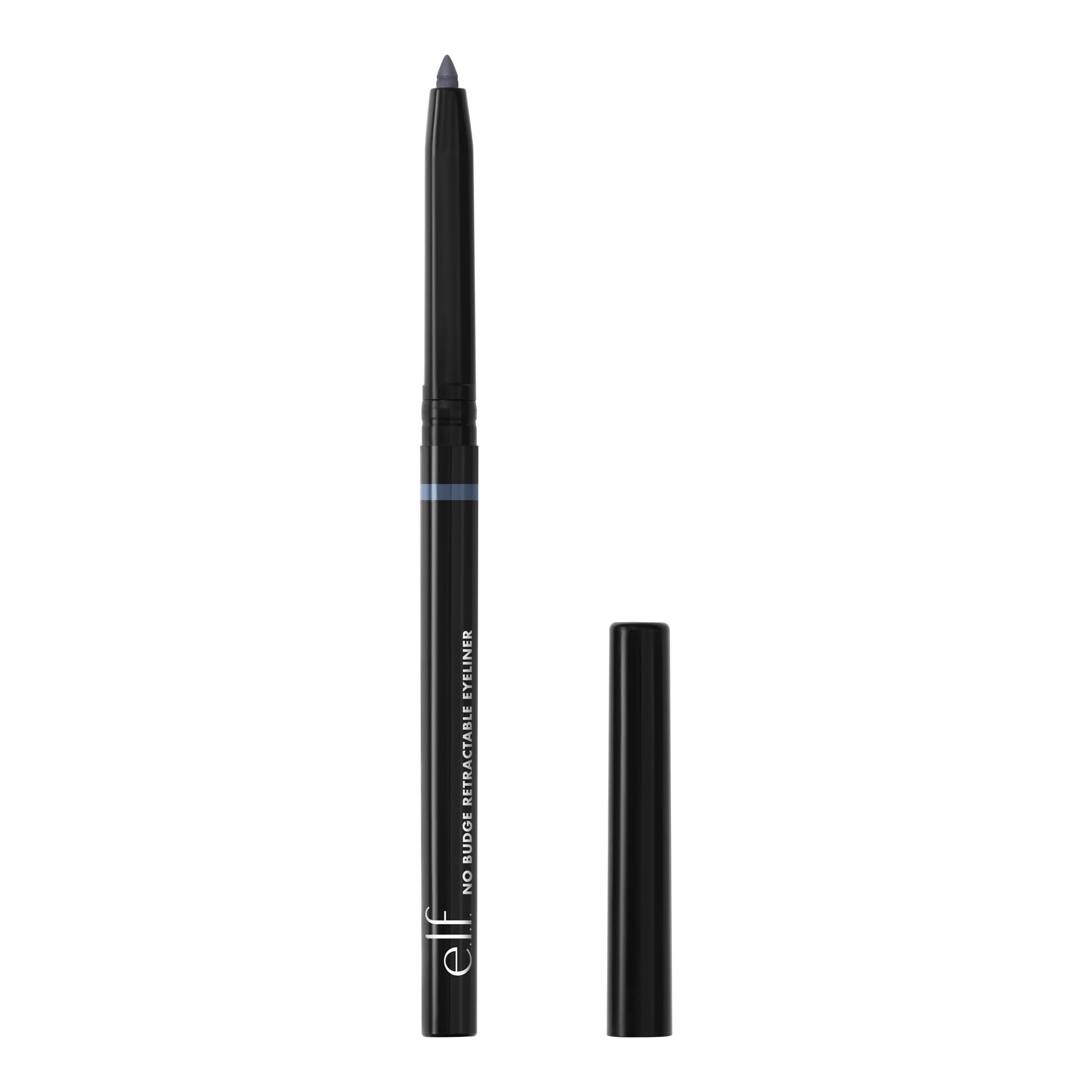 e.l.f. No Budge Retractable Eyeliner, Creamy, Ultra-Pigmented & Waterproof, Creates Bold & Defined Lines, Vegan & Cruelty-Free, Black
