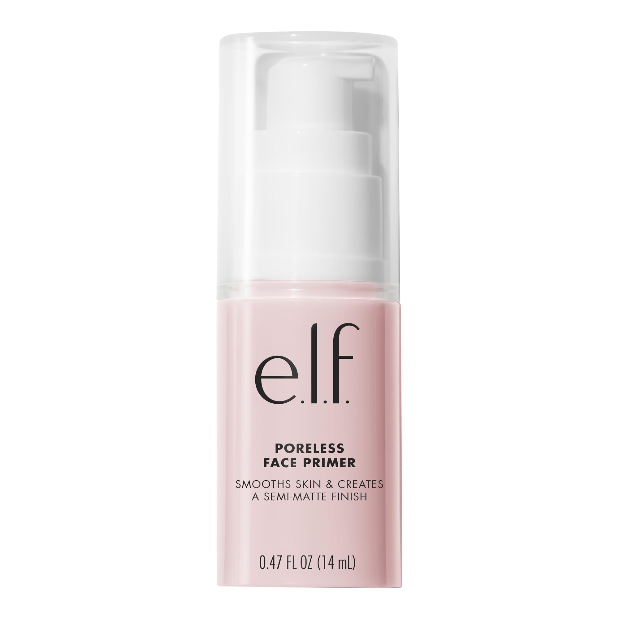 e.l.f, Poreless Face Primer - Large, Silky, Skin-Perfecting, Lightweight, Long Lasting, Absorbs Quickly, Smooths, Preps, Creates Flawless Base, Infused with Tea Tree and Vitamins A & E, 1.01 Fl Oz