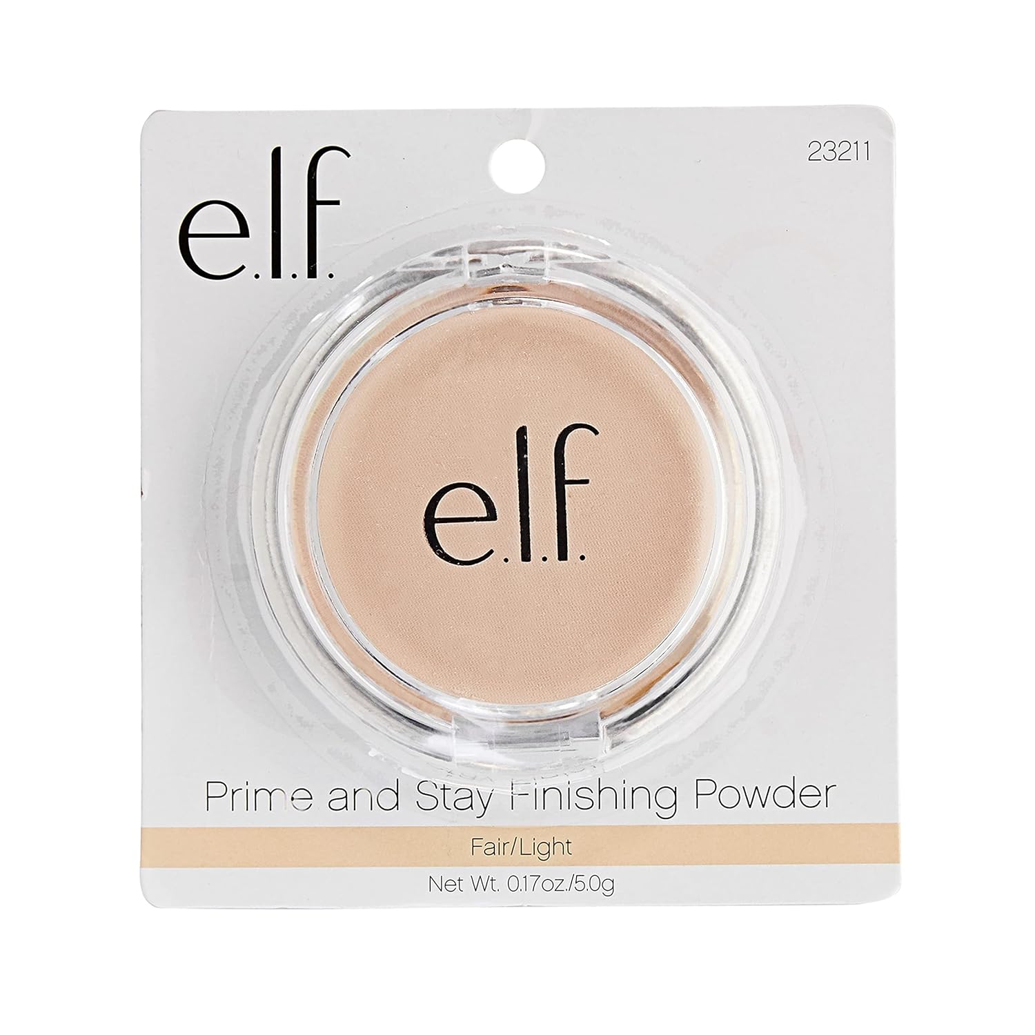 e.l.f. Prime & Stay Finishing Powder, Sets Makeup, Controls Shine & Smooths Complexion, Delivers A Matte Finish, Vegan & Cruelty-Free, Fair/Light