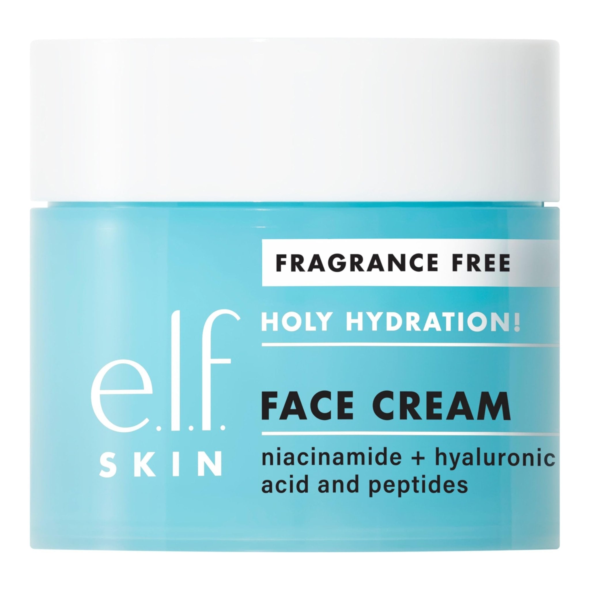 e.l.f. SKIN Holy Hydration! Face Cream, Moisturizer For Nourishing & Plumping Skin, Infused With Hyaluronic Acid, Vegan & Cruelty-Free, 1.76 Oz