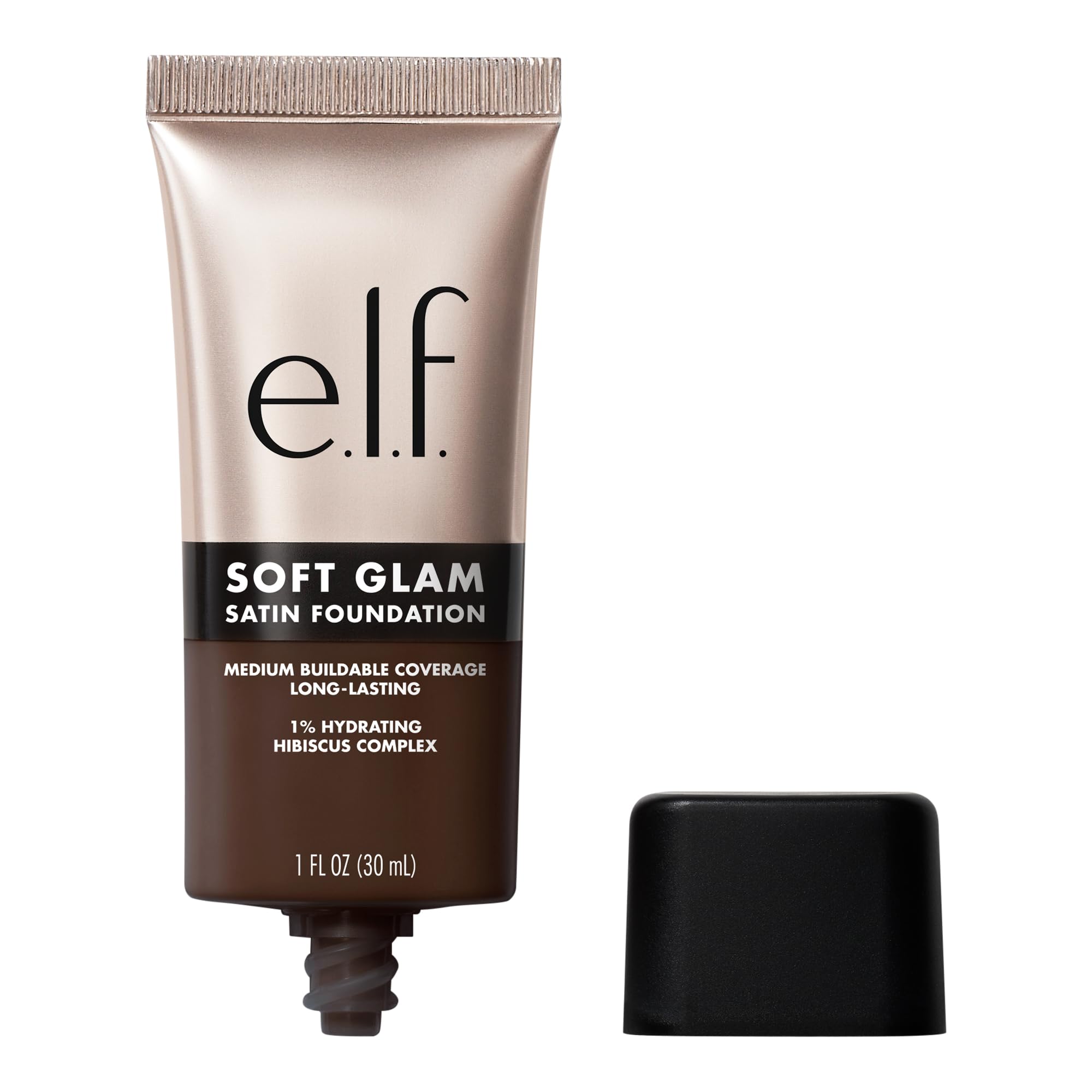 e.l.f. Soft Glam Foundation, Medium Coverage, Long-Lasting & Buildable Foundation For A Smooth, Satin Finish, Vegan & Cruelty-Free, 20 Light Cool