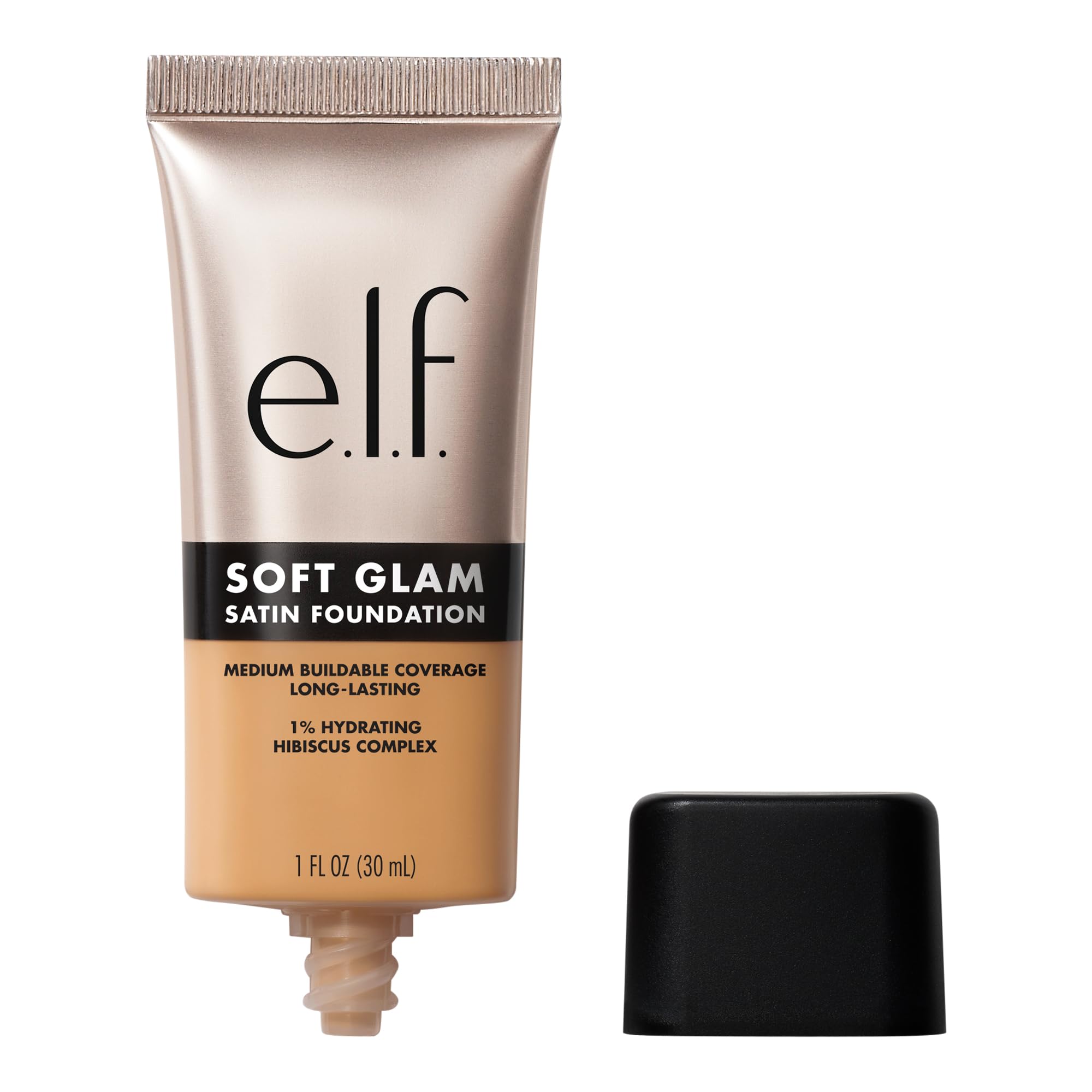 e.l.f. Soft Glam Foundation, Medium Coverage, Long-Lasting & Buildable Foundation For A Smooth, Satin Finish, Vegan & Cruelty-Free, 20 Light Cool