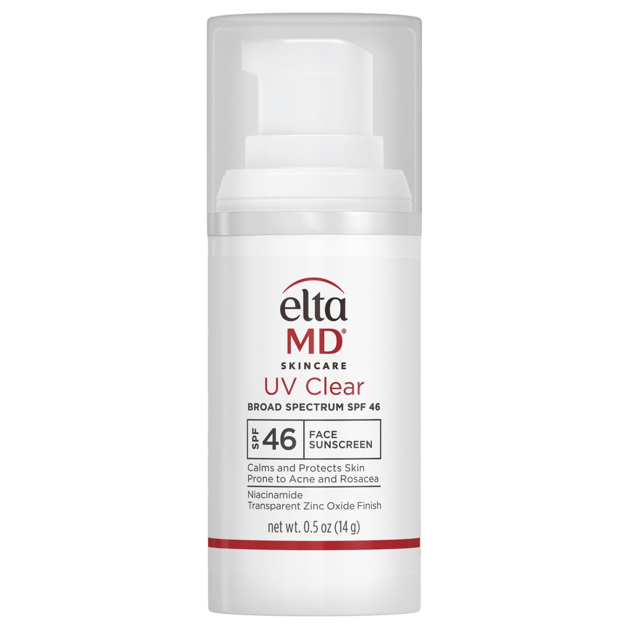 EltaMD UV Clear Face Sunscreen SPF 46, Oil-Free Sunscreen with Zinc Oxide, Dermatologist Recommended