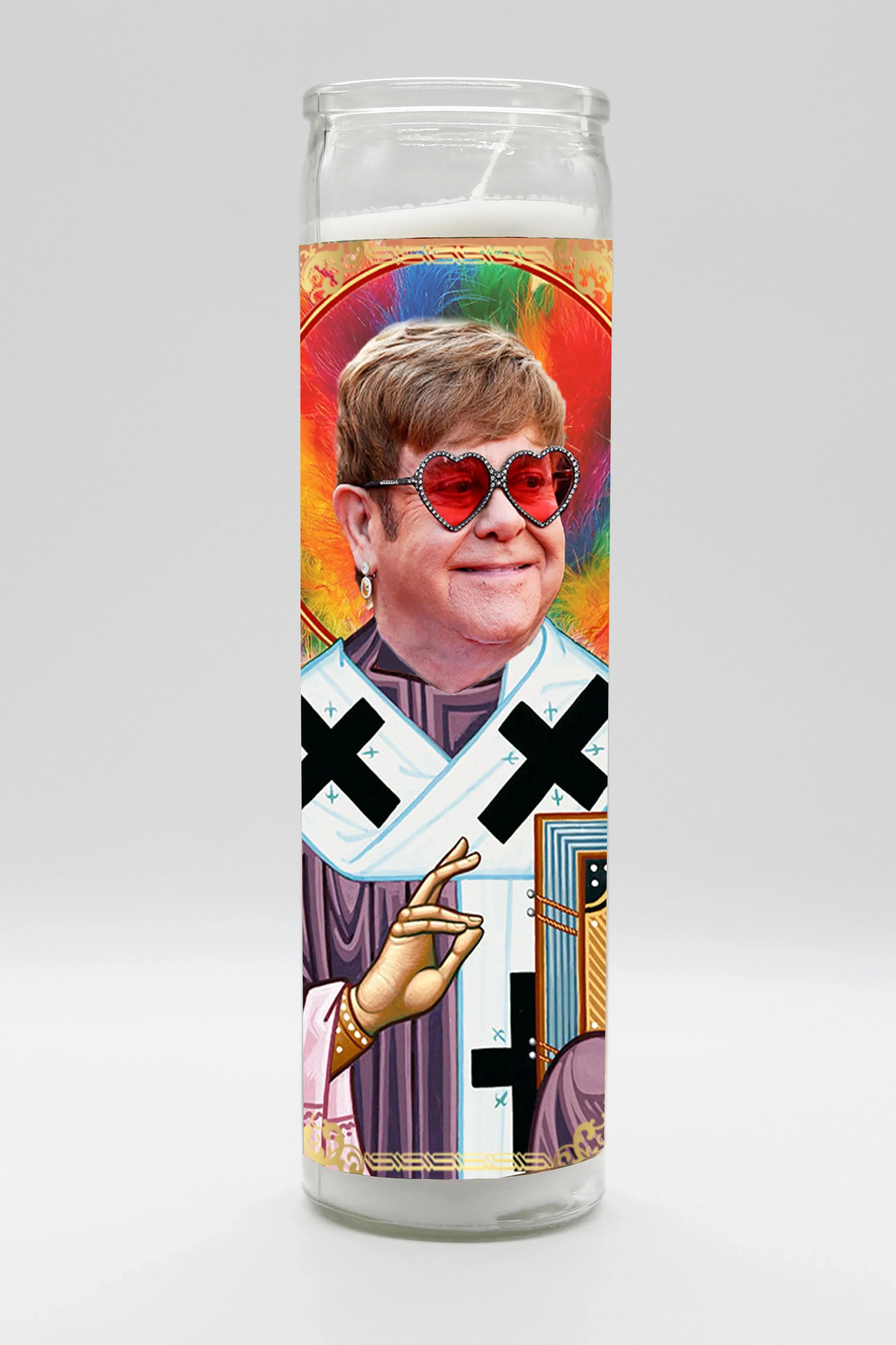 Saint Rocket Man Candle by BOBBYK