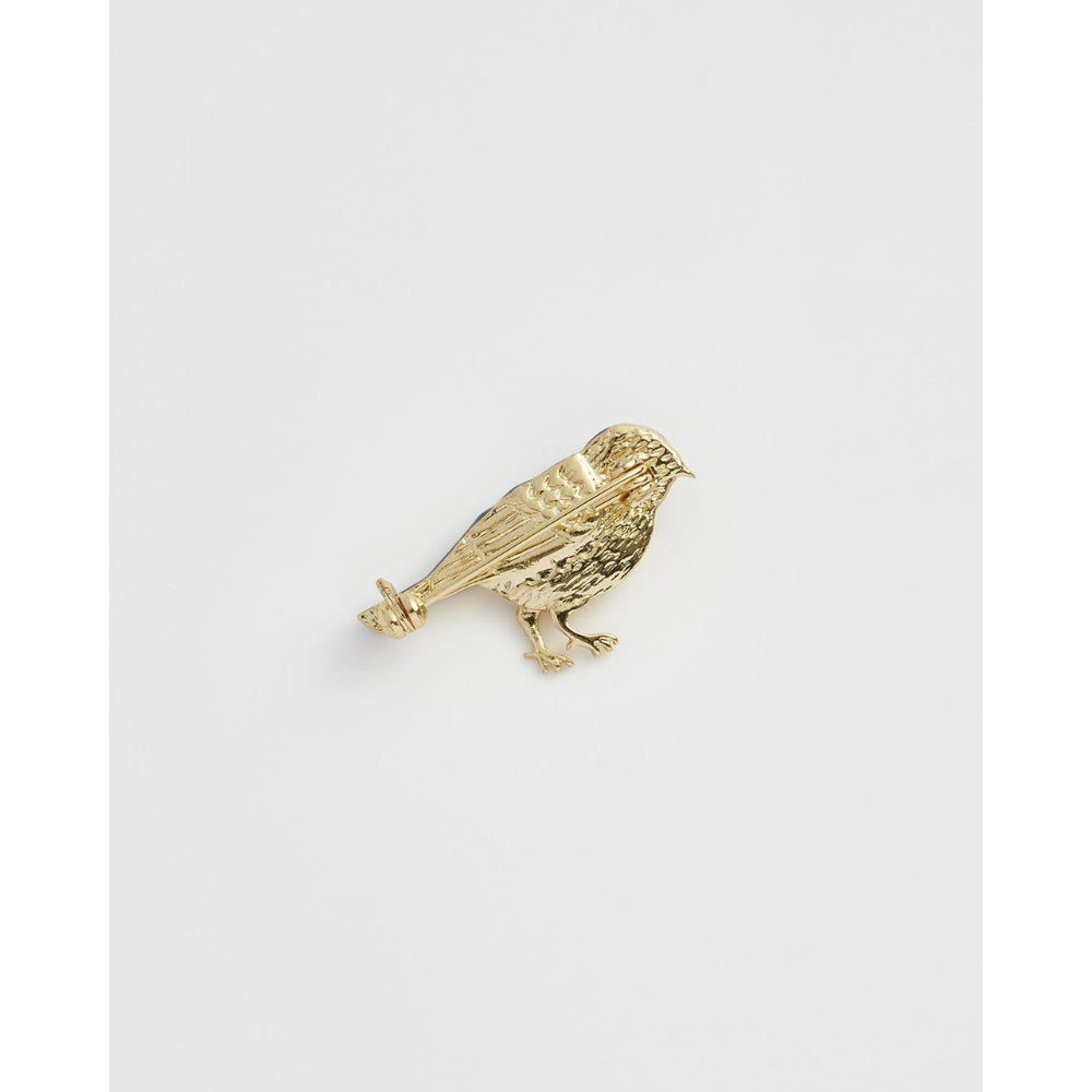 Enamel Blue Tit Brooch by Fable England