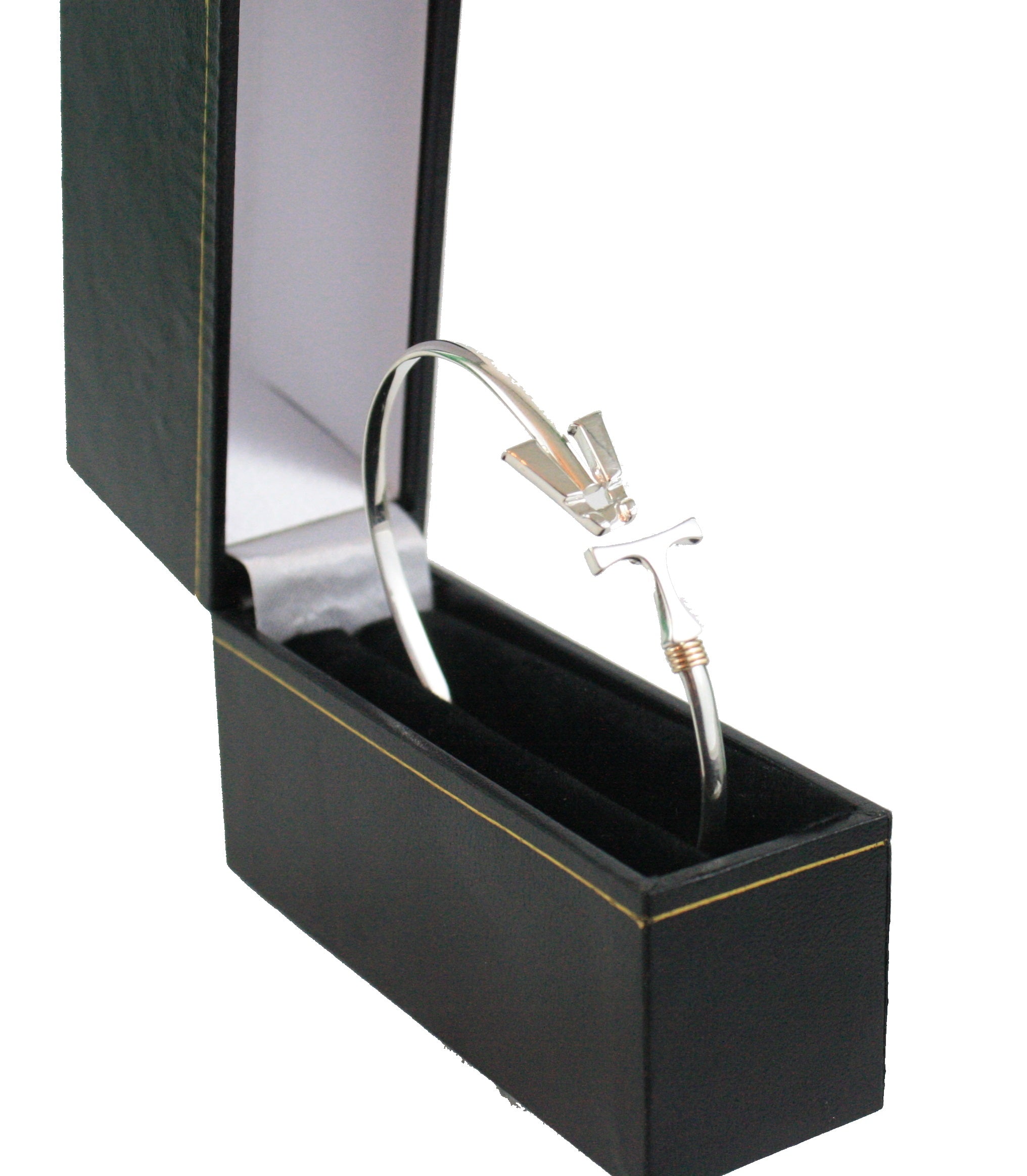 Vermont   Hook Bracelet Silver - 3mm Band - 7 Inch