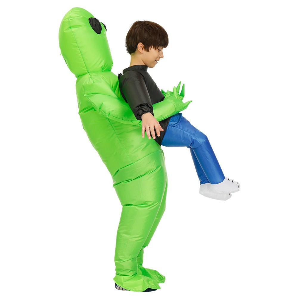 ET-Aliens Inflatable Costume Scary Monster Cosplay For Adult Kids Thanksgiving Christmas Party Festival Stage Children Clothing
