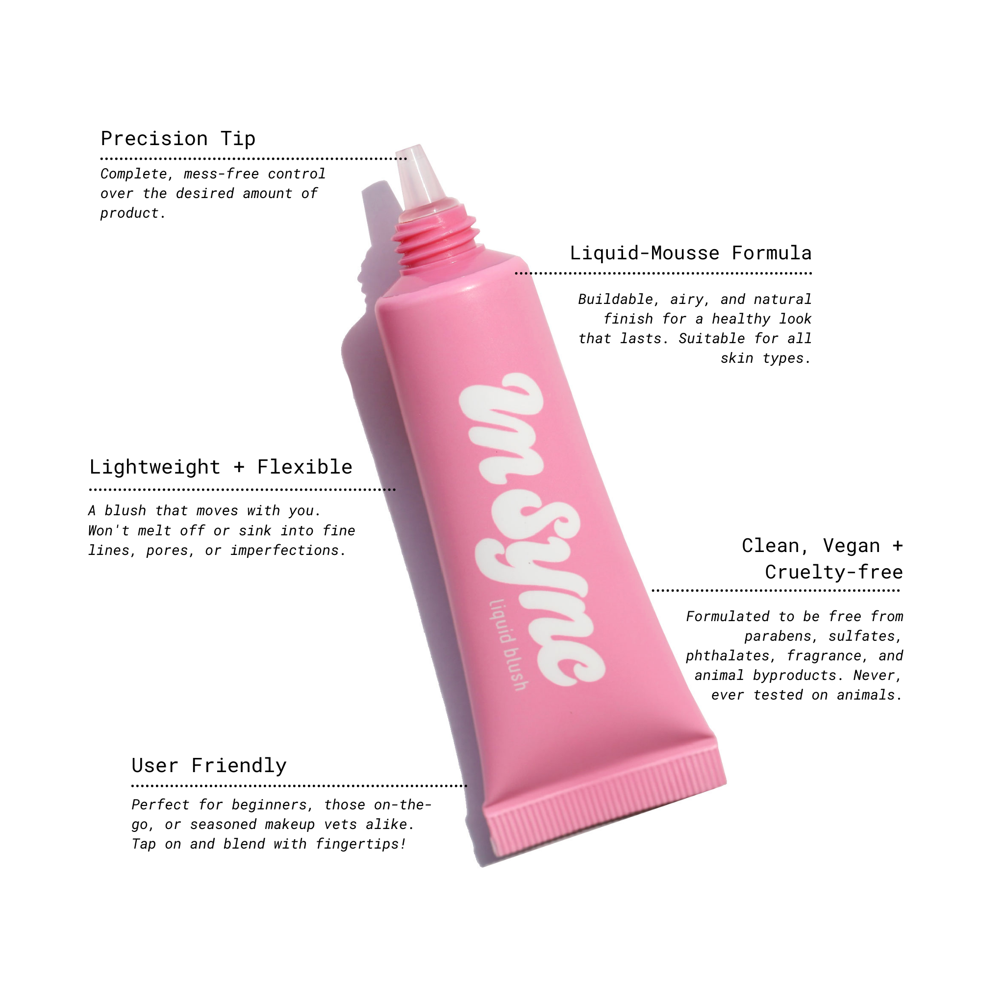 In Sync Liquid Blush, No Strings Attached by Half Caked