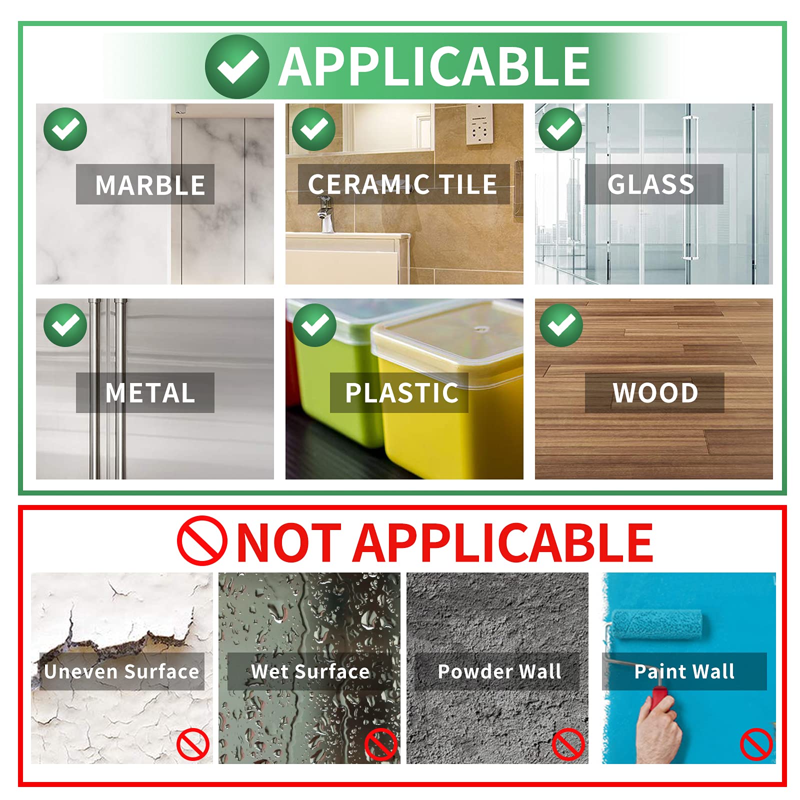 EZlifego Double Sided Tape Heavy Duty, Nano Double Sided Adhesive Tape, Clear Mounting Tape Picture Hanging Adhesive Strips (9.85FT)