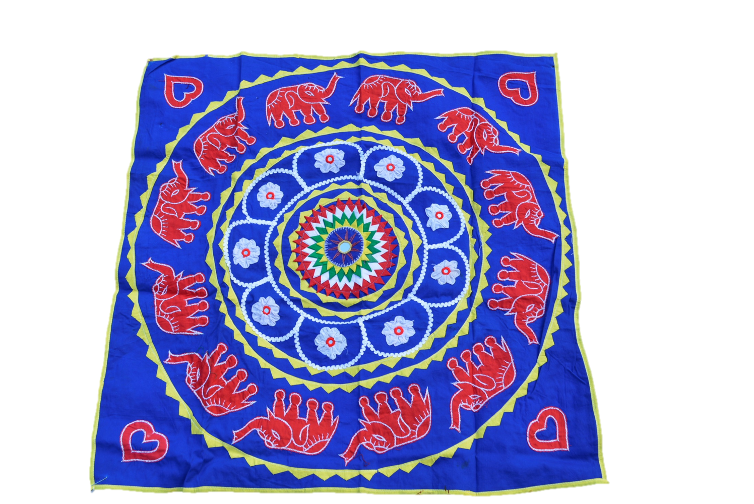 Mandala Upcycled Wall Hanging Home Decor Boho Tapestry by OMSutra