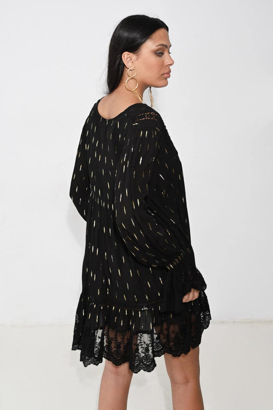 KATIA BLACK SHORT DRESS