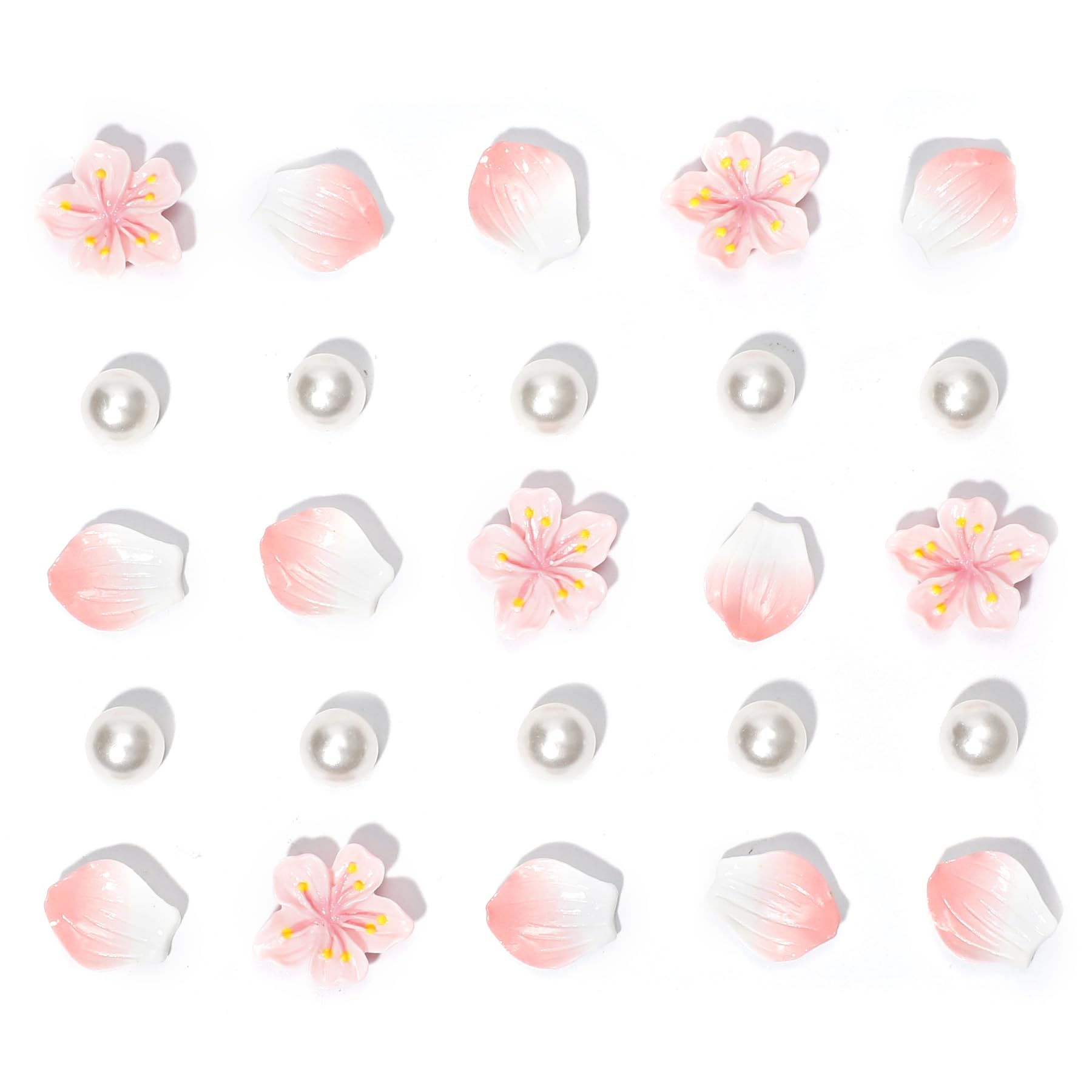 Fabric Cherry Shoe Charms for Girls, 20Pcs Cute PVC Charms for Clog Sandals, DIY Shoe Decoration Charms for Party Favor