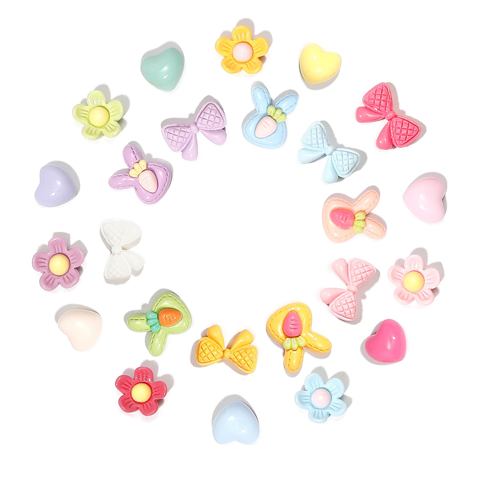 Fabric Cherry Shoe Charms for Girls, 20Pcs Cute PVC Charms for Clog Sandals, DIY Shoe Decoration Charms for Party Favor