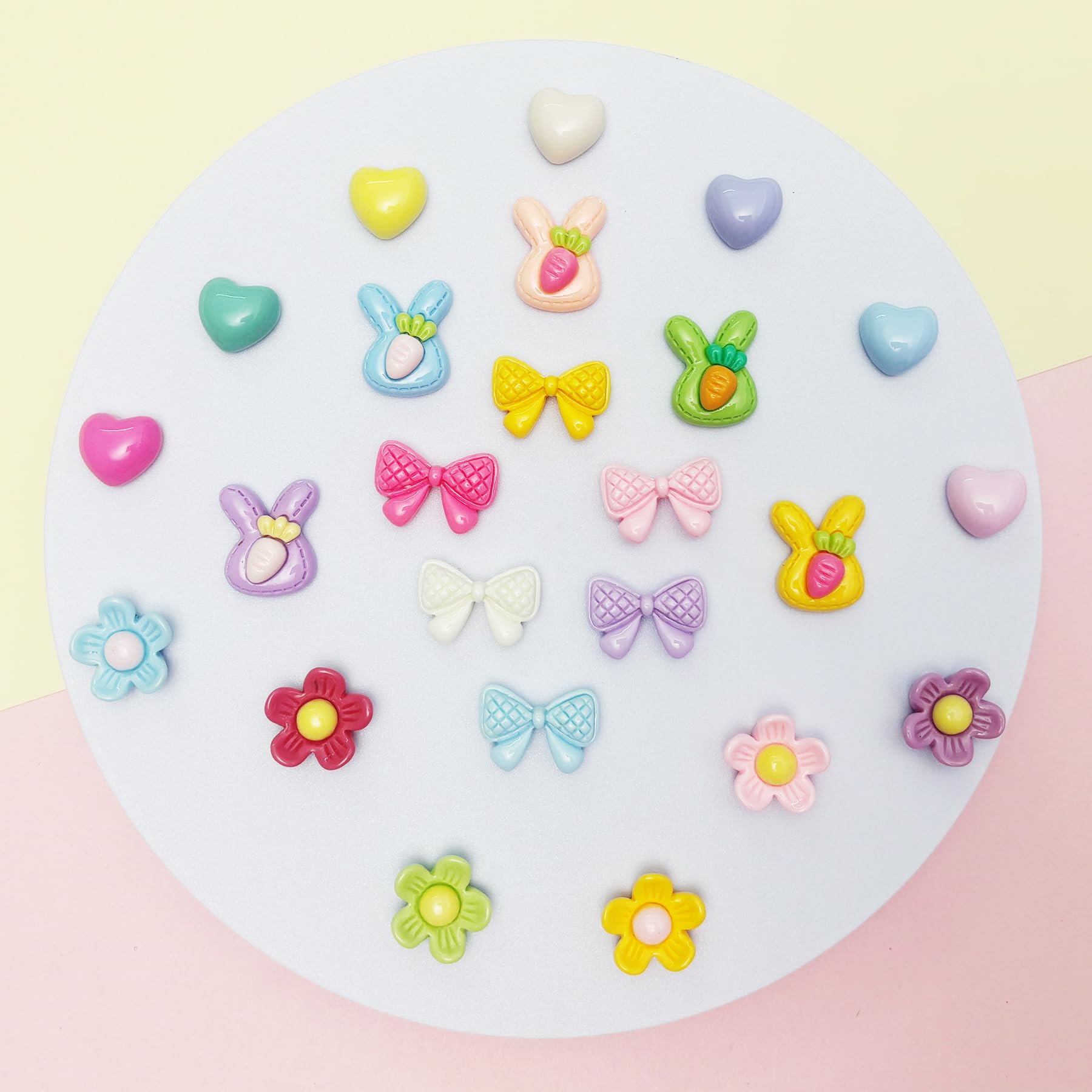 Fabric Cherry Shoe Charms for Girls, 20Pcs Cute PVC Charms for Clog Sandals, DIY Shoe Decoration Charms for Party Favor