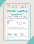 Shape Tactics Facial Treatment Consultation Forms