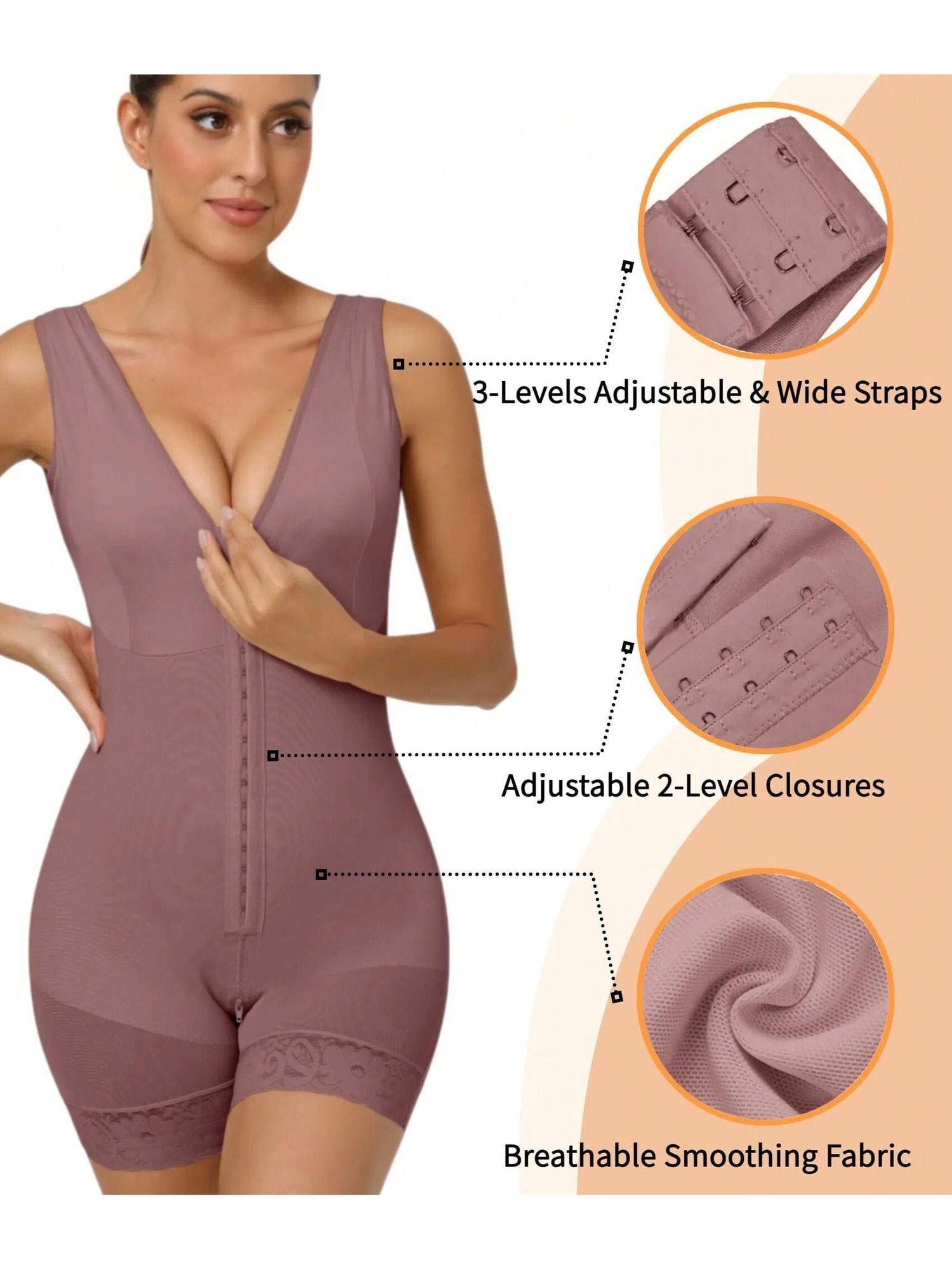 Fajas Colombianas Shapewear for Women Tummy Control Post Surgery Full Body Shaper Butt Lifter with Zipper Crotch,corset tops for women,fajas colombianas moldeadoras