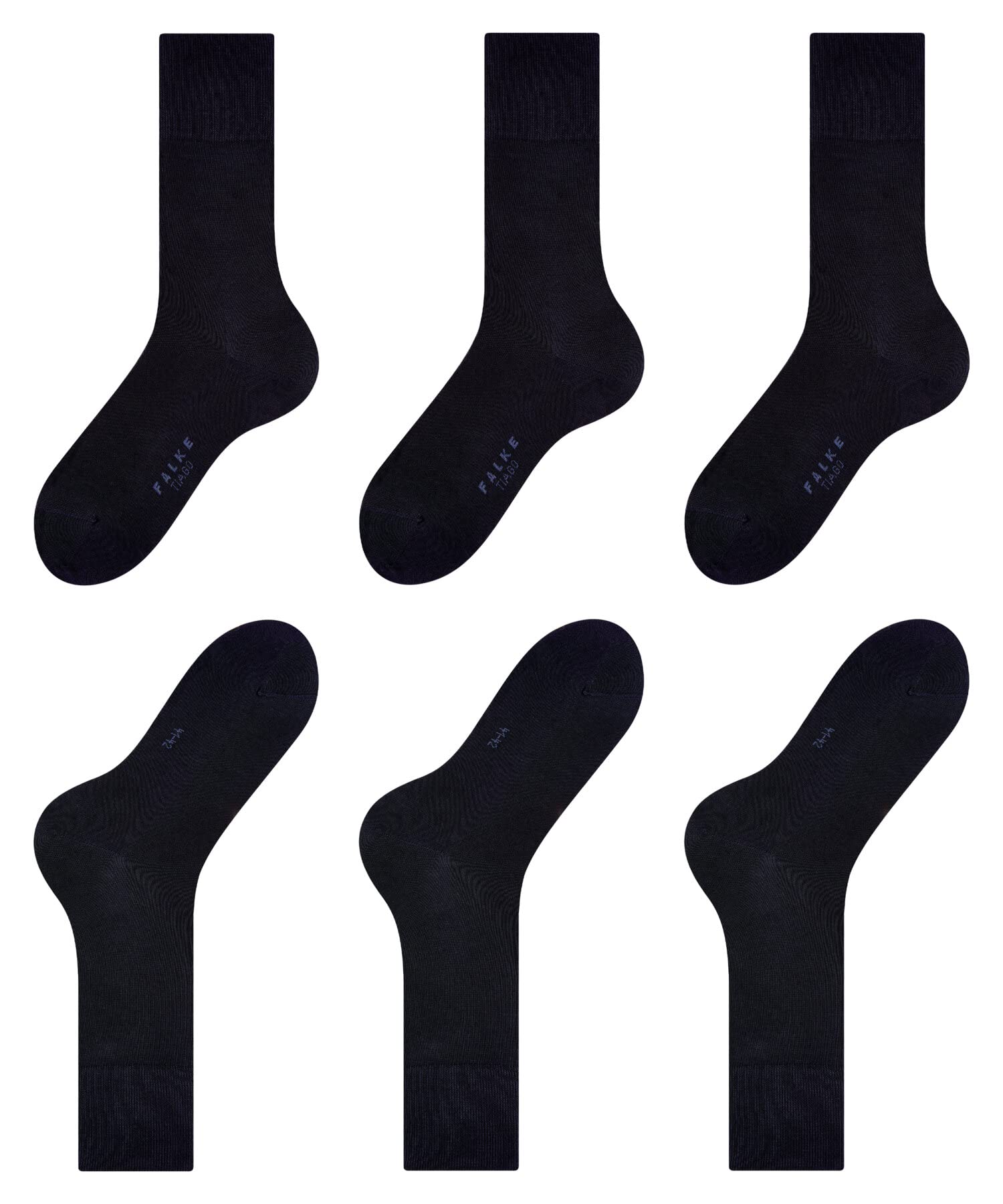 FALKE Men's Tiago Cotton Dress Socks, 3 Pairs