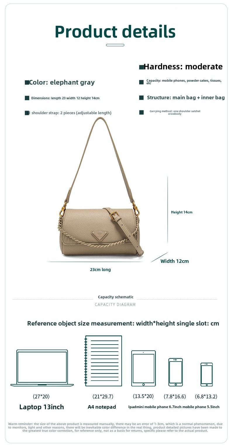 Fashion casual small square bag single shoulder crossbody bag