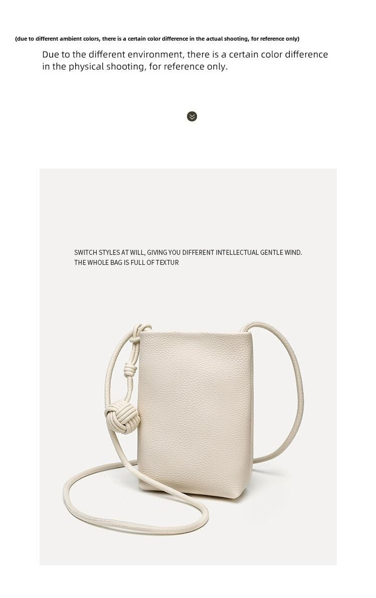 Fashion small bag female new hundreds of cell phone bag senior sense niche shoulder crossbody women's bag