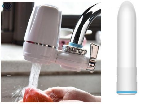 Faucet Water Purifier Kitchen Tap Water Filter Household Water Purifier Faucet Size: 164*93*149 mm
