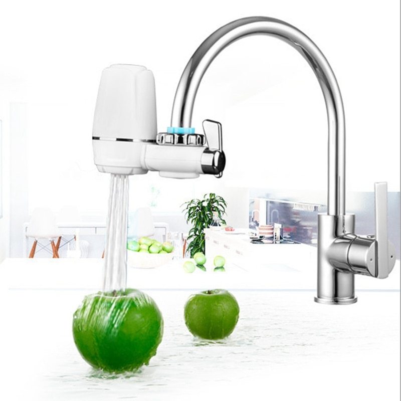 Faucet Water Purifier Kitchen Tap Water Filter Household Water Purifier Faucet Size: 164*93*149 mm