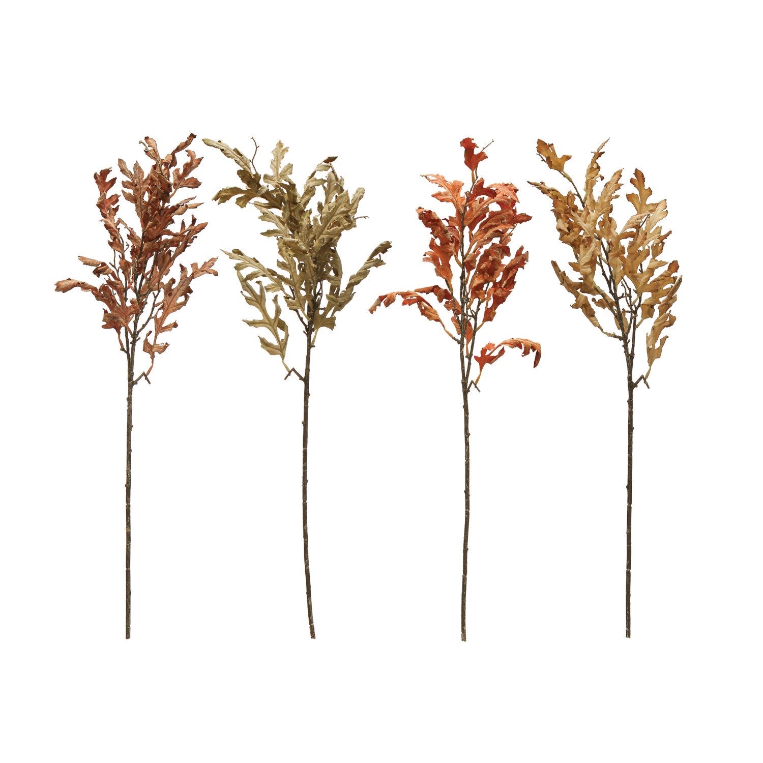 Faux Oak Leaf Picks | 4 Colors