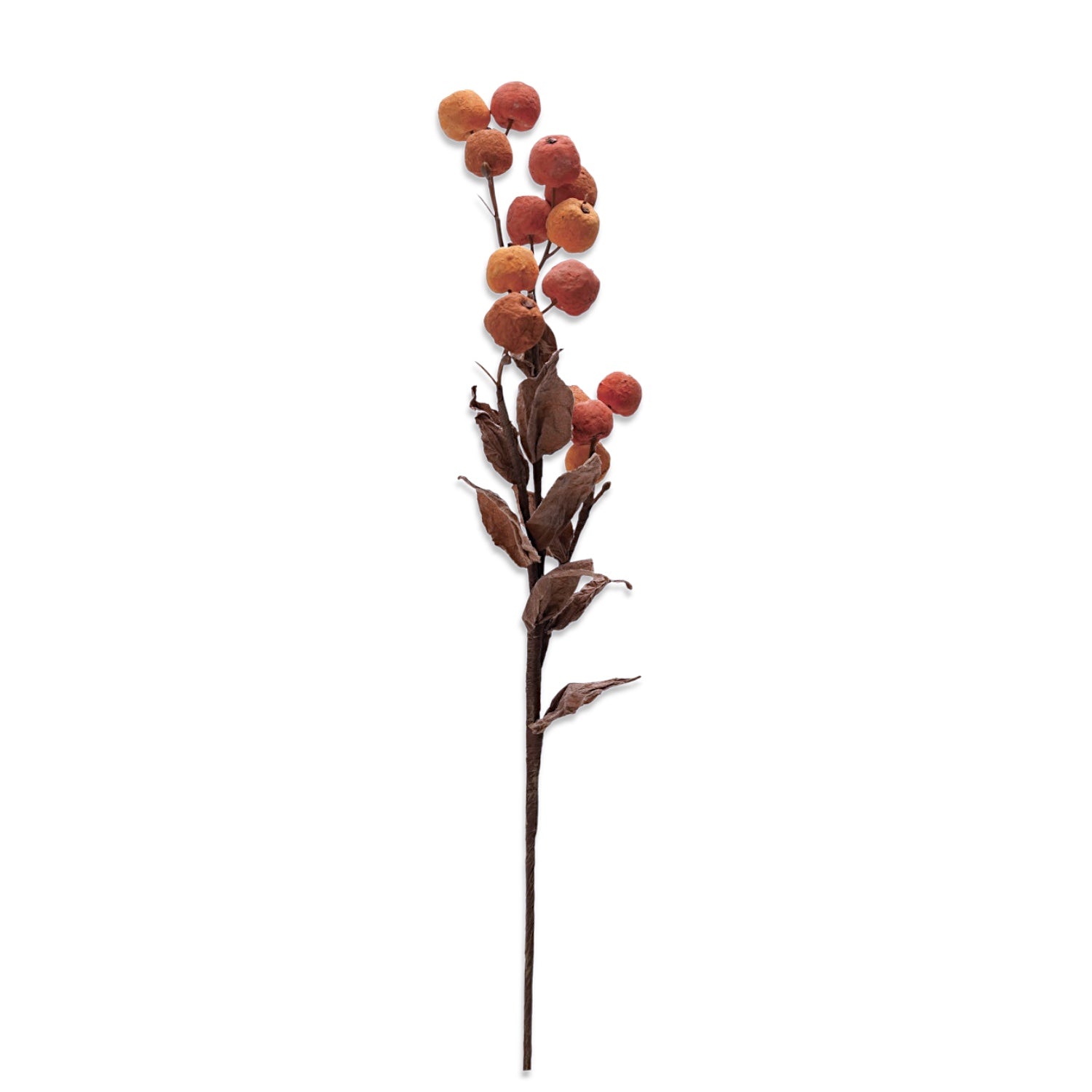 Faux Orange Berry Stem