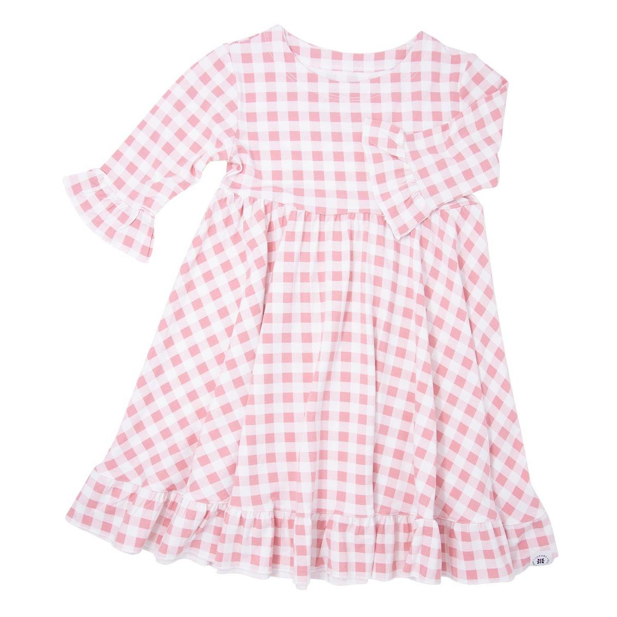 Southern Sweetheart Dress - Pink Gingham