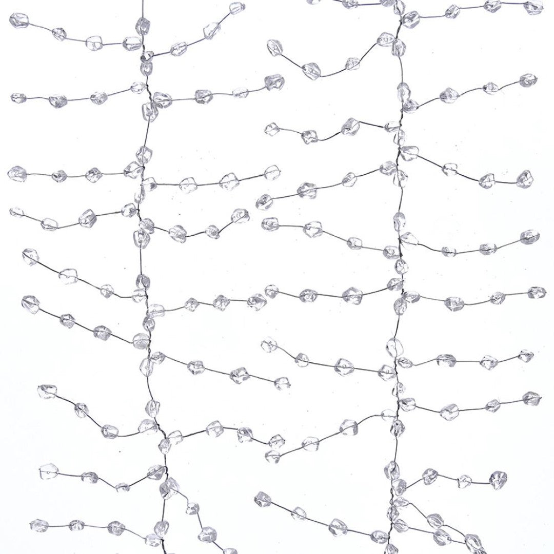 Ice Wire Clear Plastic 72 inch Garland