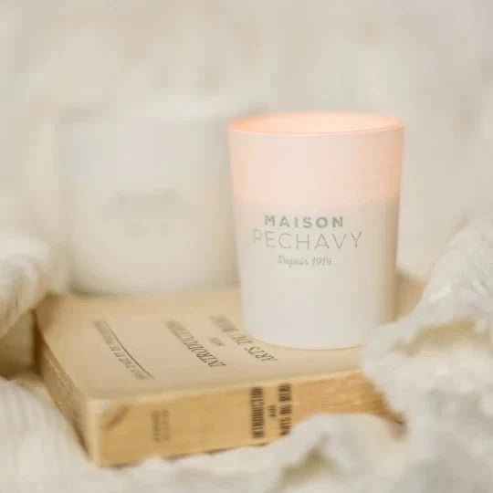 Lana French Scented Candle with Wood Fire, Lavender, & Patchouli