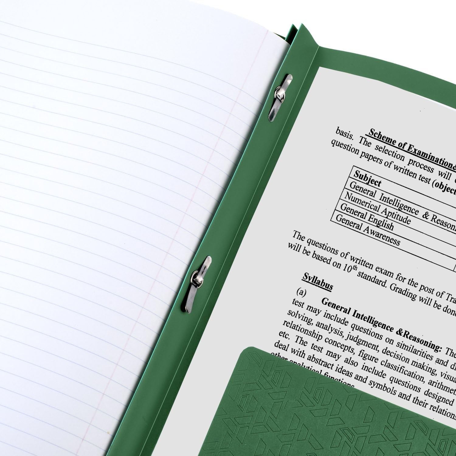 Five Star 2-Pocket Folder, 4 Pack, Plastic Folder with Stay-Put Tabs and Prong Fasteners, Holds 8-1/2" x 11" Paper, Black, Fire Red, Forest Green, Pacific Blue (38048)