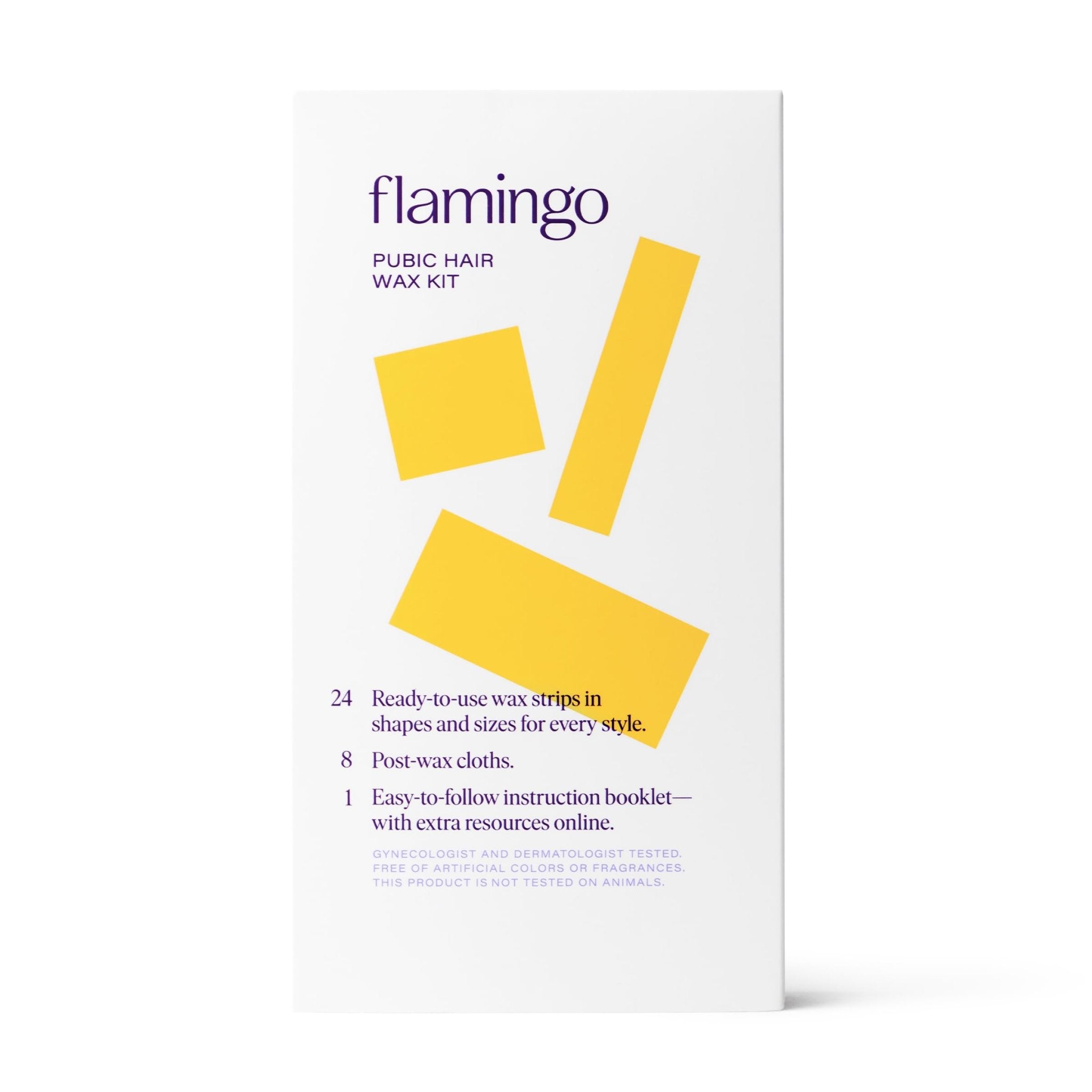 Flamingo Wax Strips for Hair Removal, Women's Body Wax Kit, Pack of 2