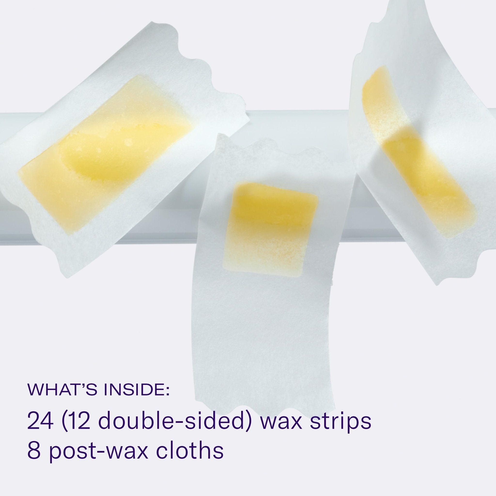 Flamingo Women Face Waxing Kit, Facial Waxing Kit with 20 Wax Strips for Face, 8 Post-Wax Cloths, and 1 Post-Wax Serum, Pack of 2